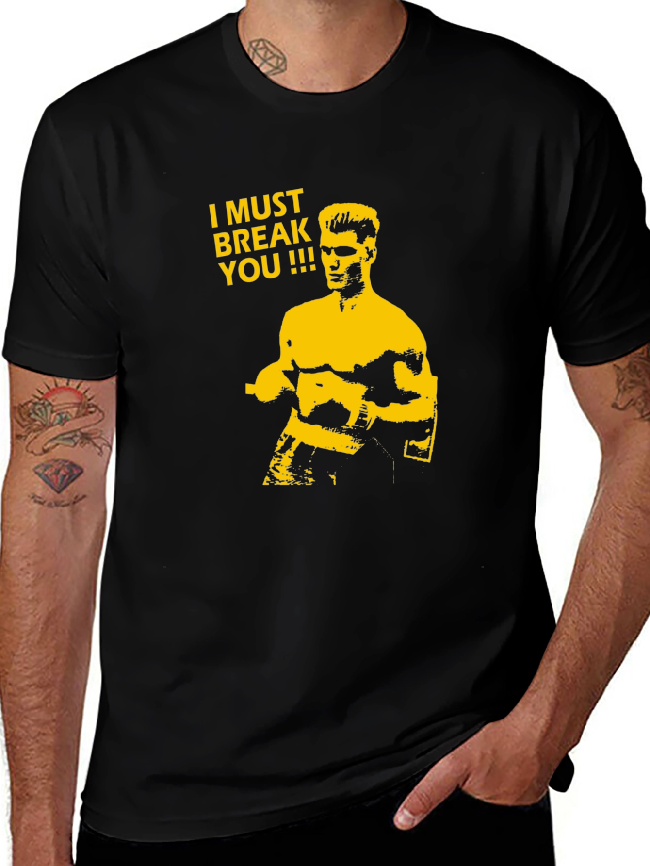 Variant 2 of I Must Break You T-Shirt - Rocky Movie Fan Apparel
