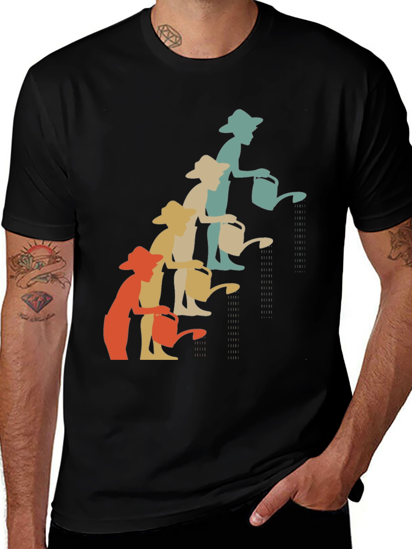 Variant 19 of Gardener Evolution Graphic T-Shirt