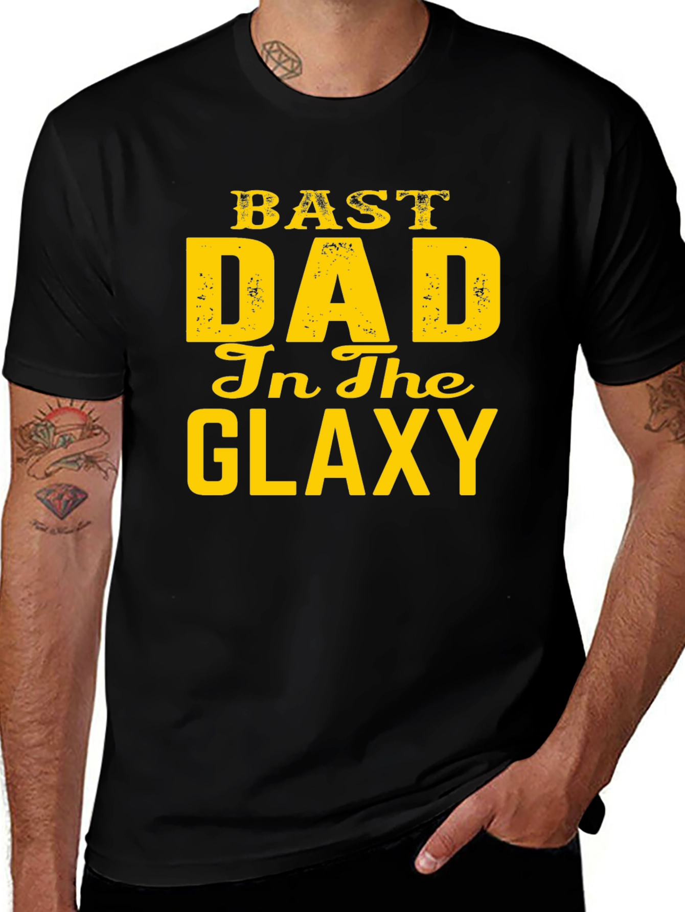 Variant 15 of Best Dad in the Galaxy Graphic Tee