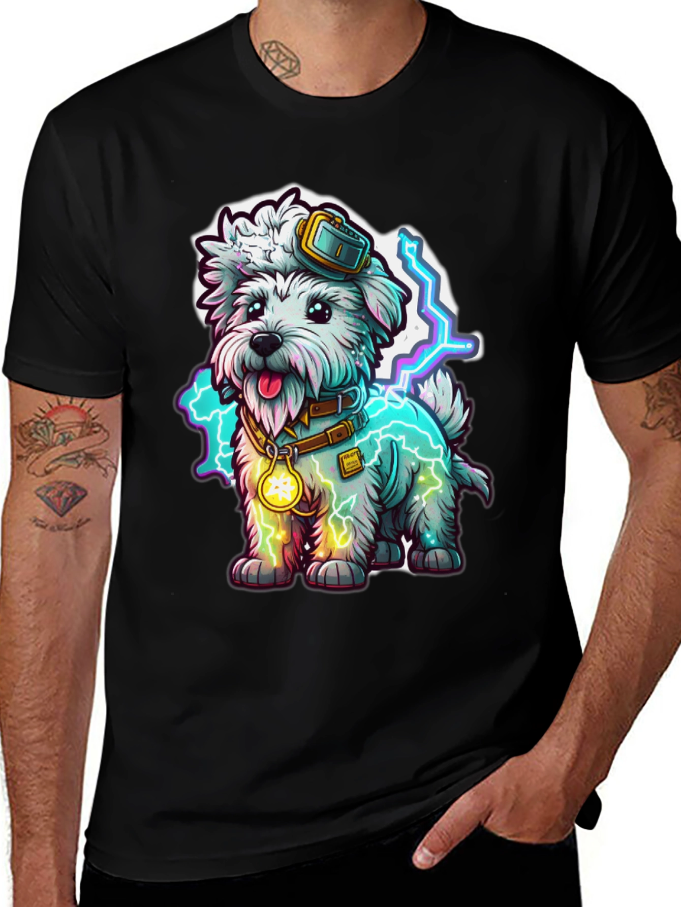 Variant 12 of Dog Time Traveler Tee
