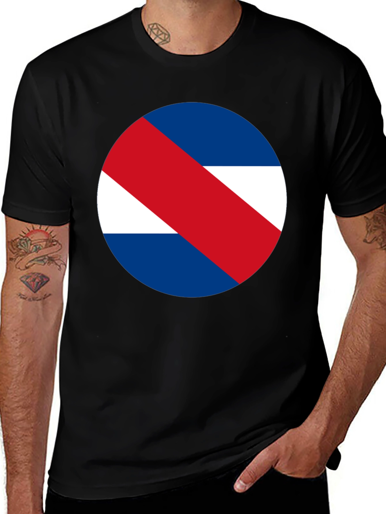Variant 19 of Colorado Flag Graphic Tee - Classic Round Design