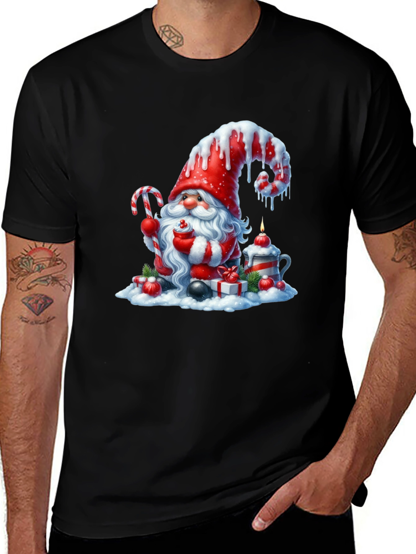 Variant 19 of Festive Gnome Graphic Tee