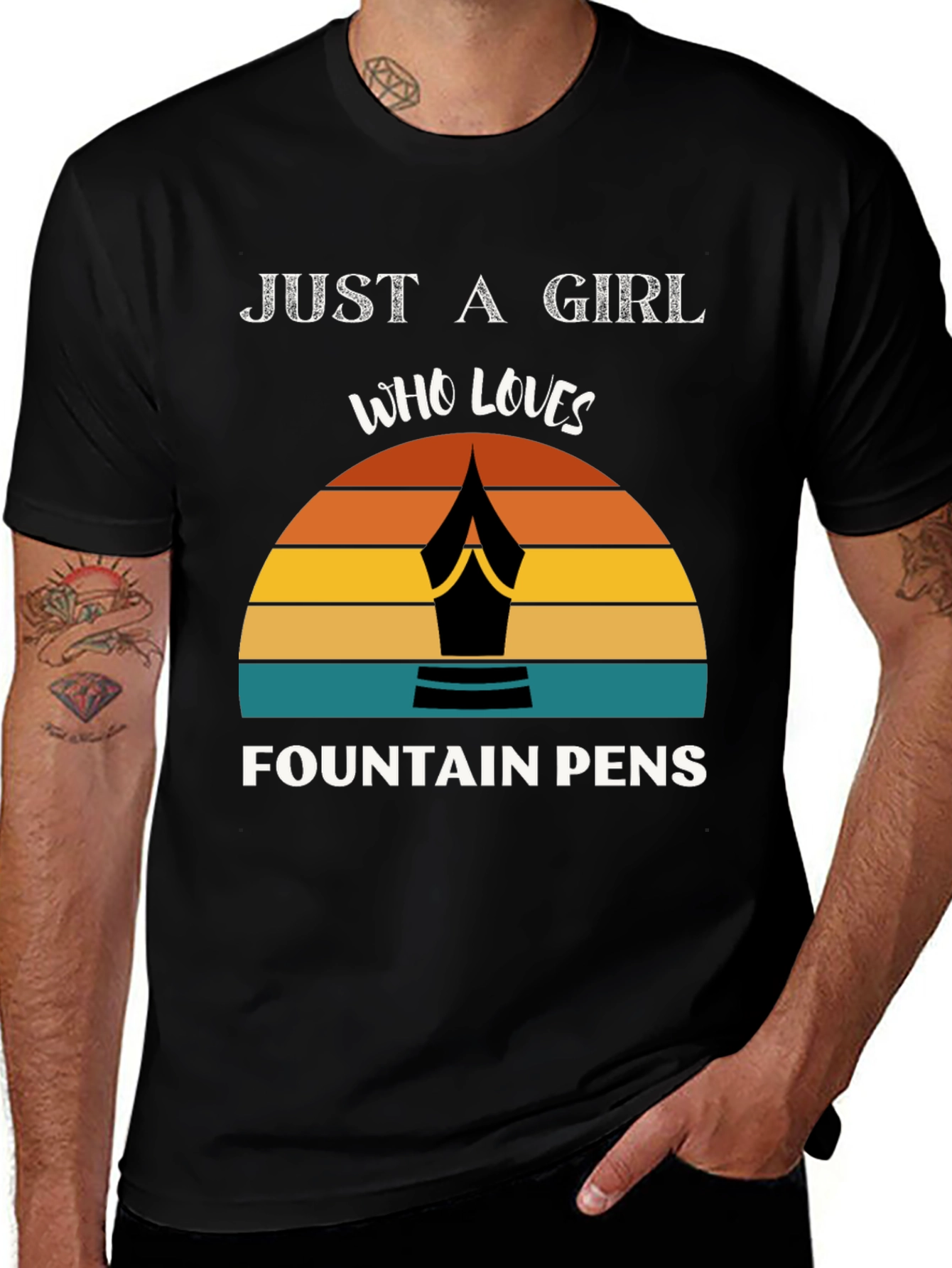 Variant 23 of Fountain Pen Lover's Graphic Tee