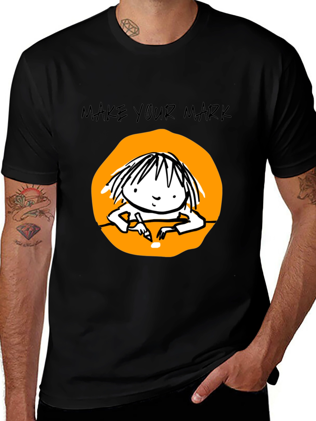 Make Your Mark T-Shirt - Artistic Graphic Tee