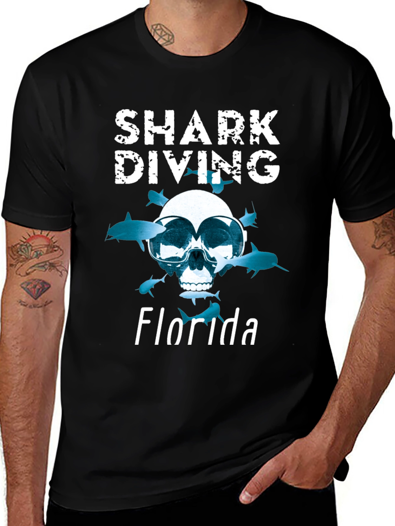 Shark Diving Florida T-Shirt