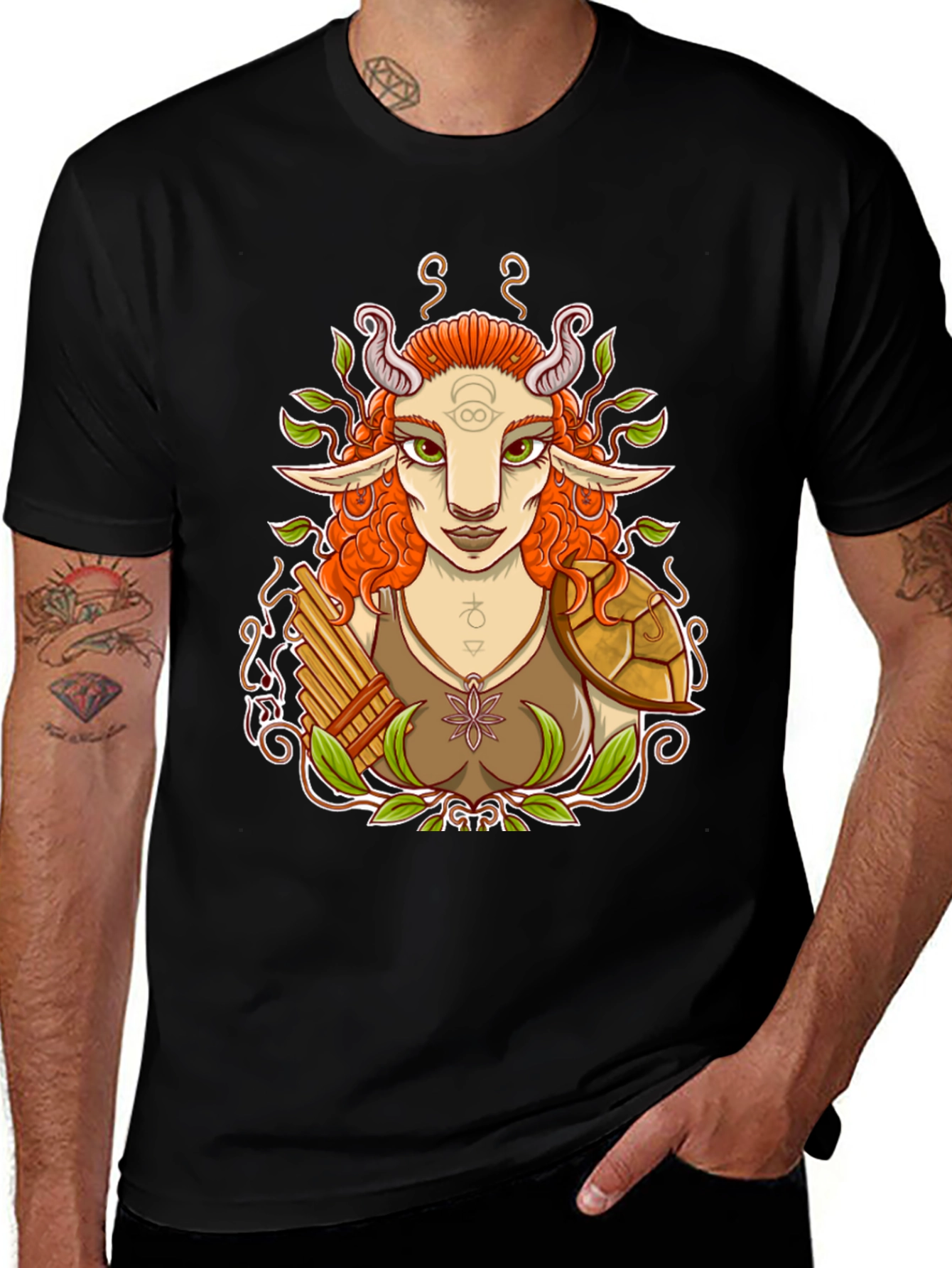 Variant 29 of Faun Graphic Tee - Unique Design