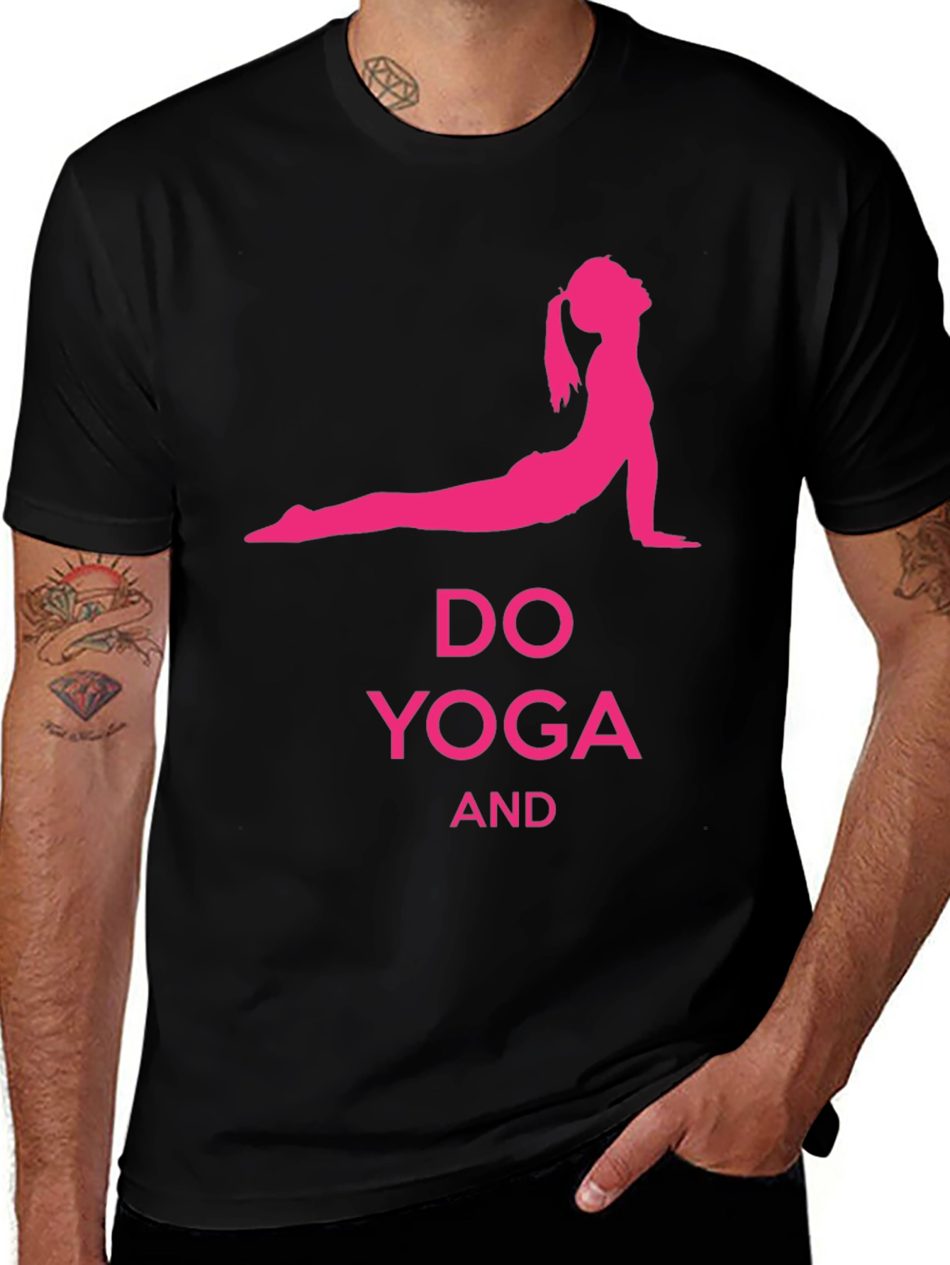 Variant 2 of Yoga Pose Graphic T-Shirt
