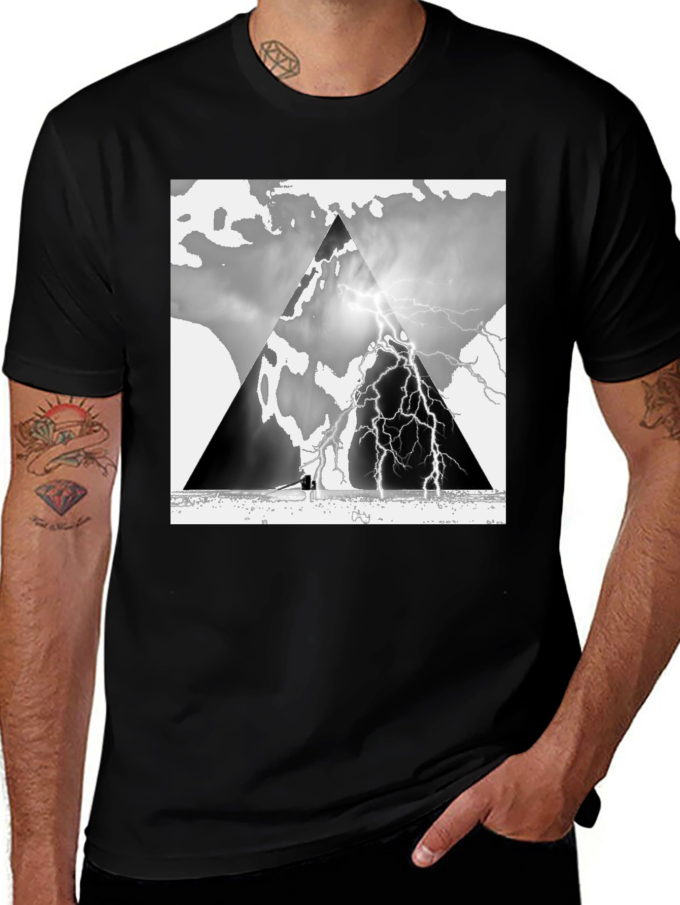 Variant 2 of Stormy Mountain T-Shirt