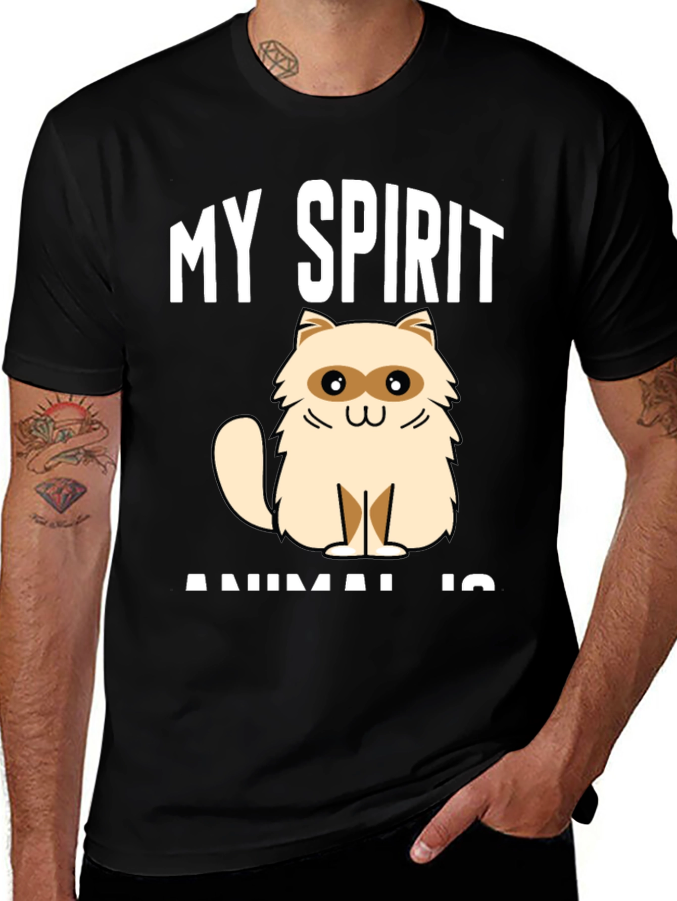 Variant 8 of My Spirit Animal Cat T-Shirt