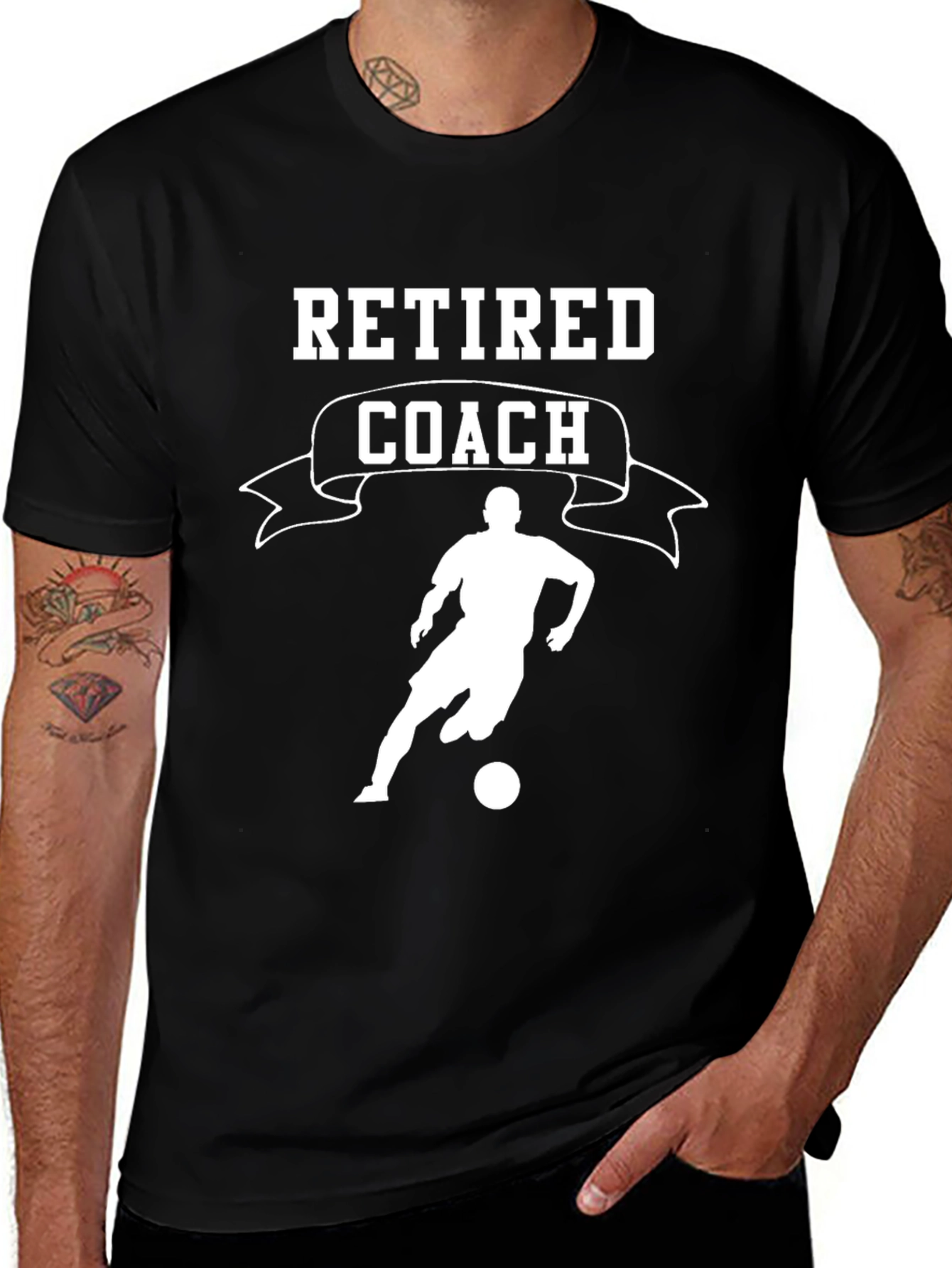 Variant 18 of Retired Coach T-Shirt - Soccer Player Graphic Tee