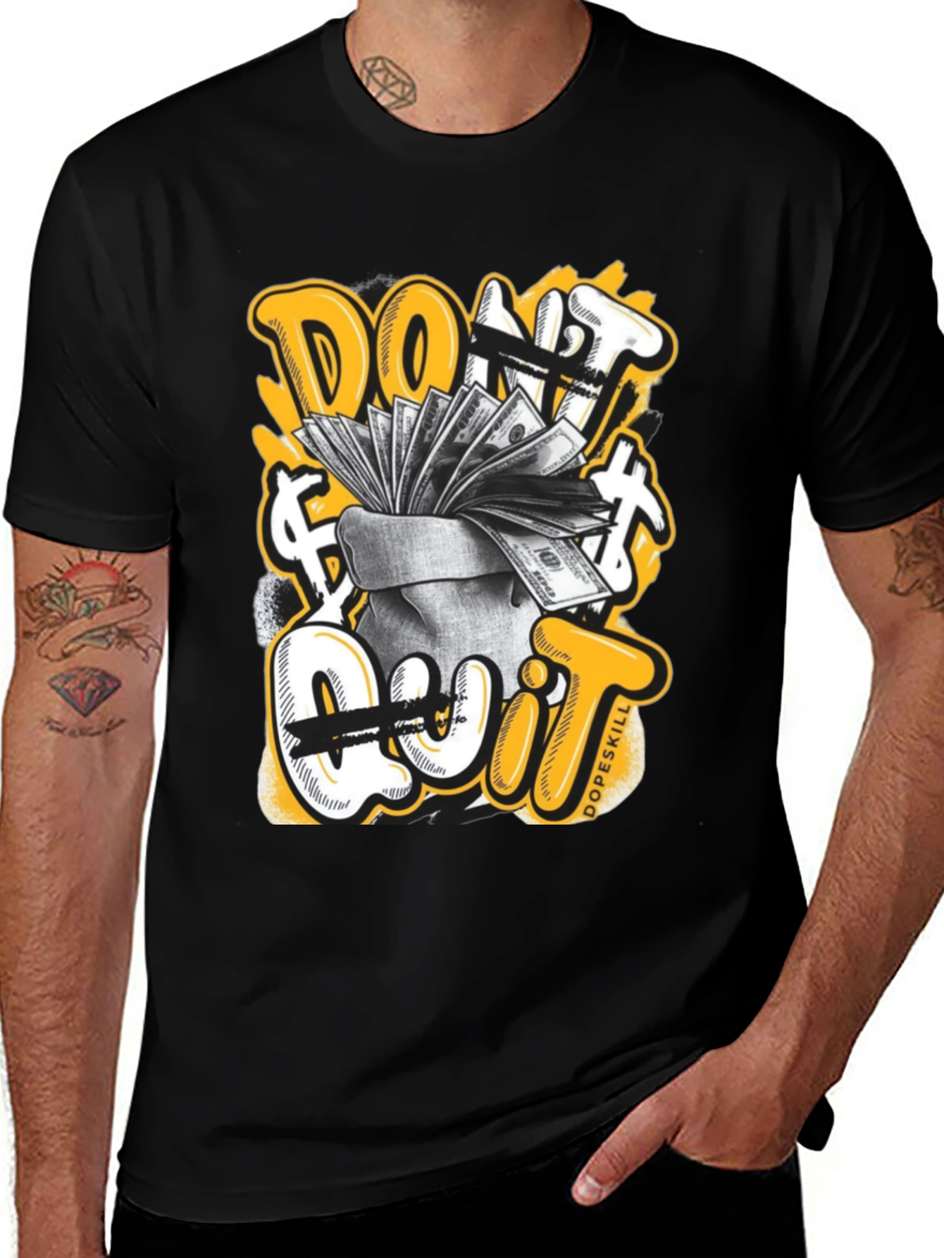 Variant 19 of Don't Quit Money Graphic T-Shirt