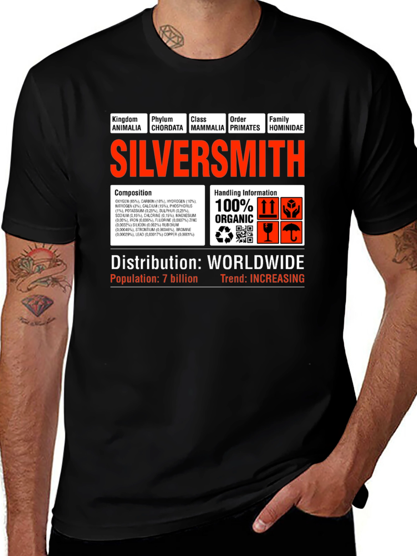 Silversmith: Taxonomical T-Shirt