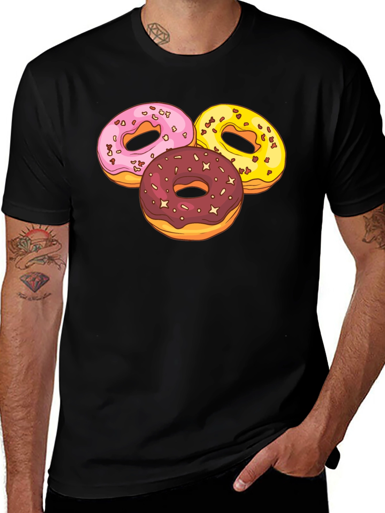 Variant 2 of Donut T-Shirt - Casual Cotton Tee