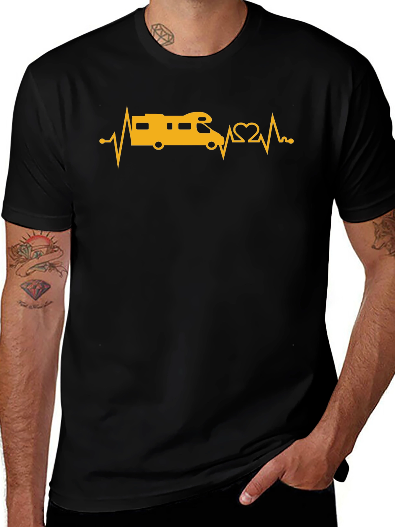RV Heartbeat T-Shirt - Adventure is Calling!