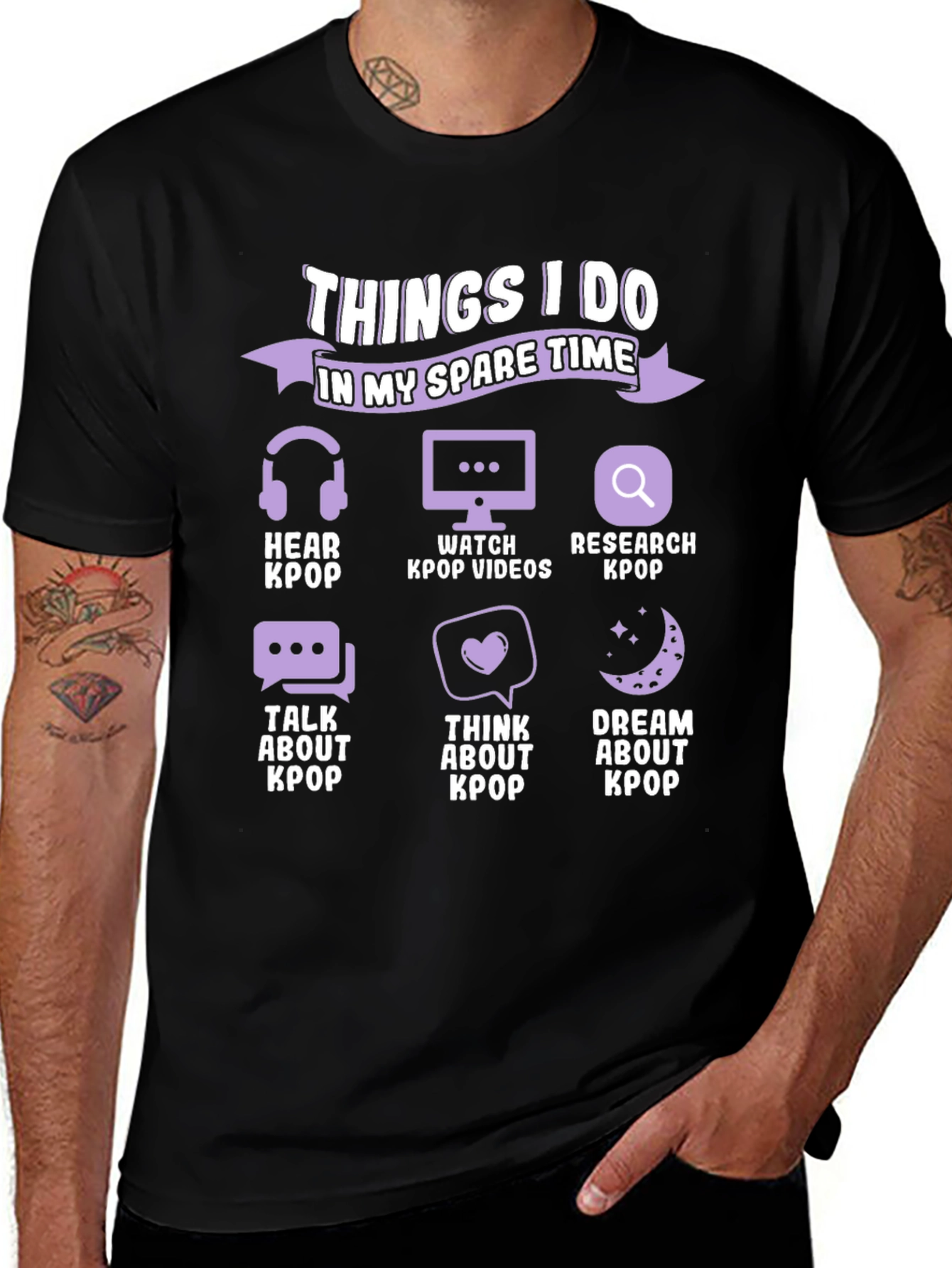 Kpop Fan T-Shirt - Things I Do In My Spare Time