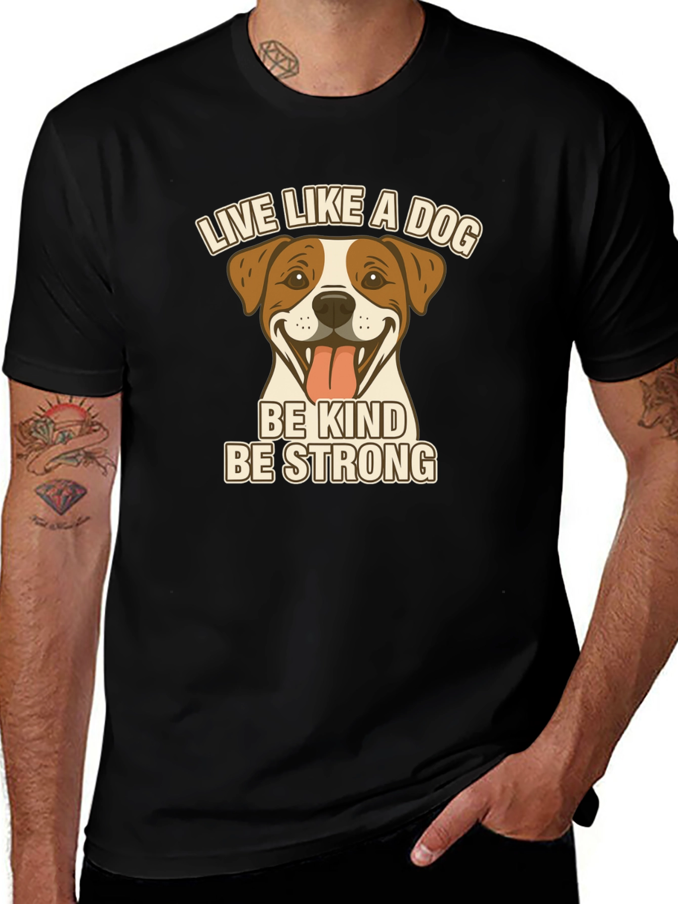 Variant 14 of Live Like A Dog T-Shirt