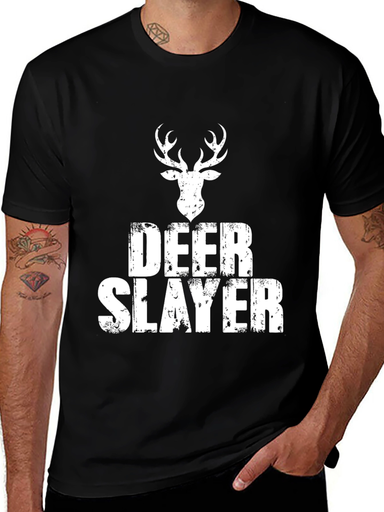 Deer Slayer Graphic Tee - Hunting T-Shirt
