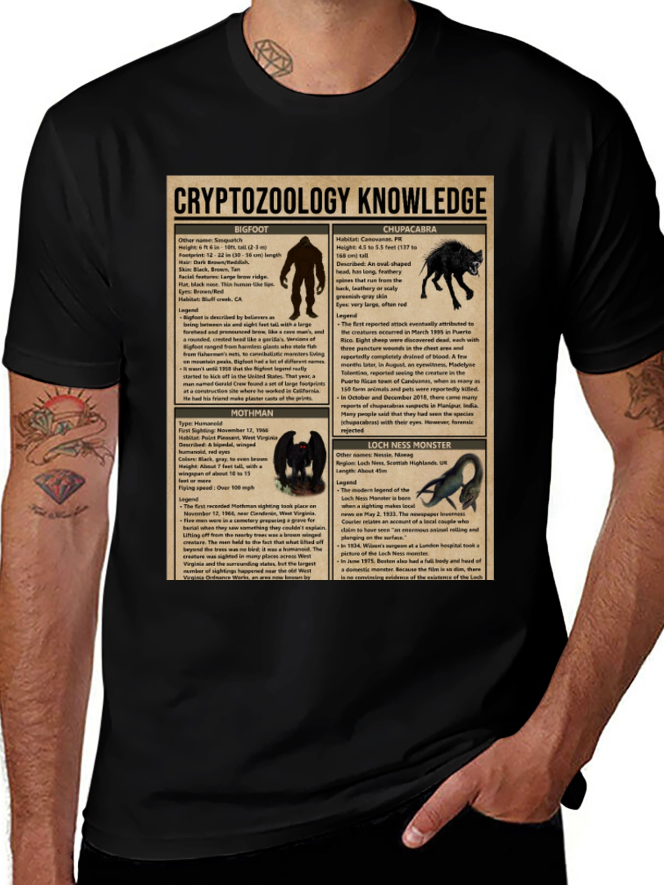 Cryptozoology Knowledge T-Shirt