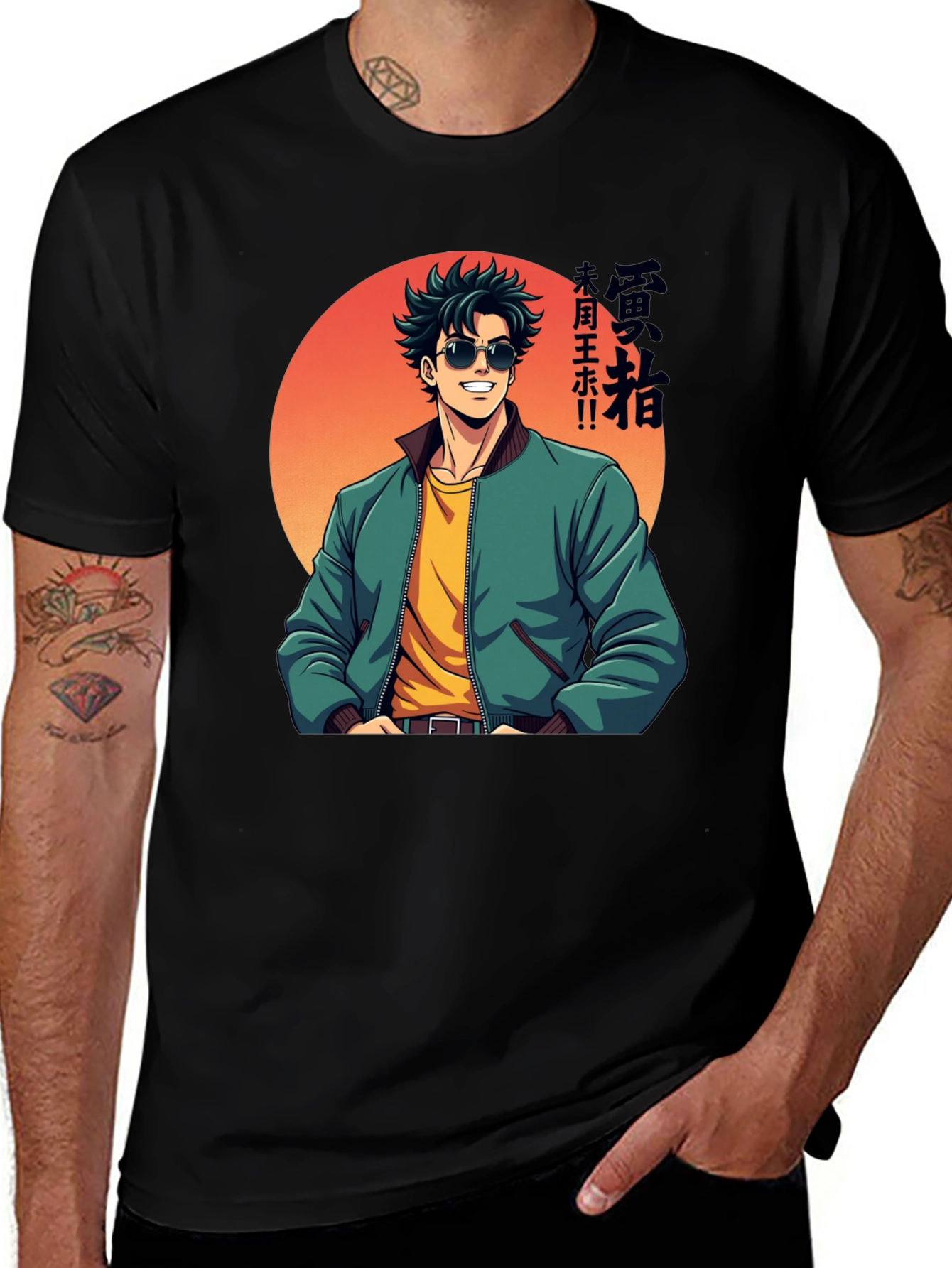 Variant 6 of Anime Style Graphic Tee