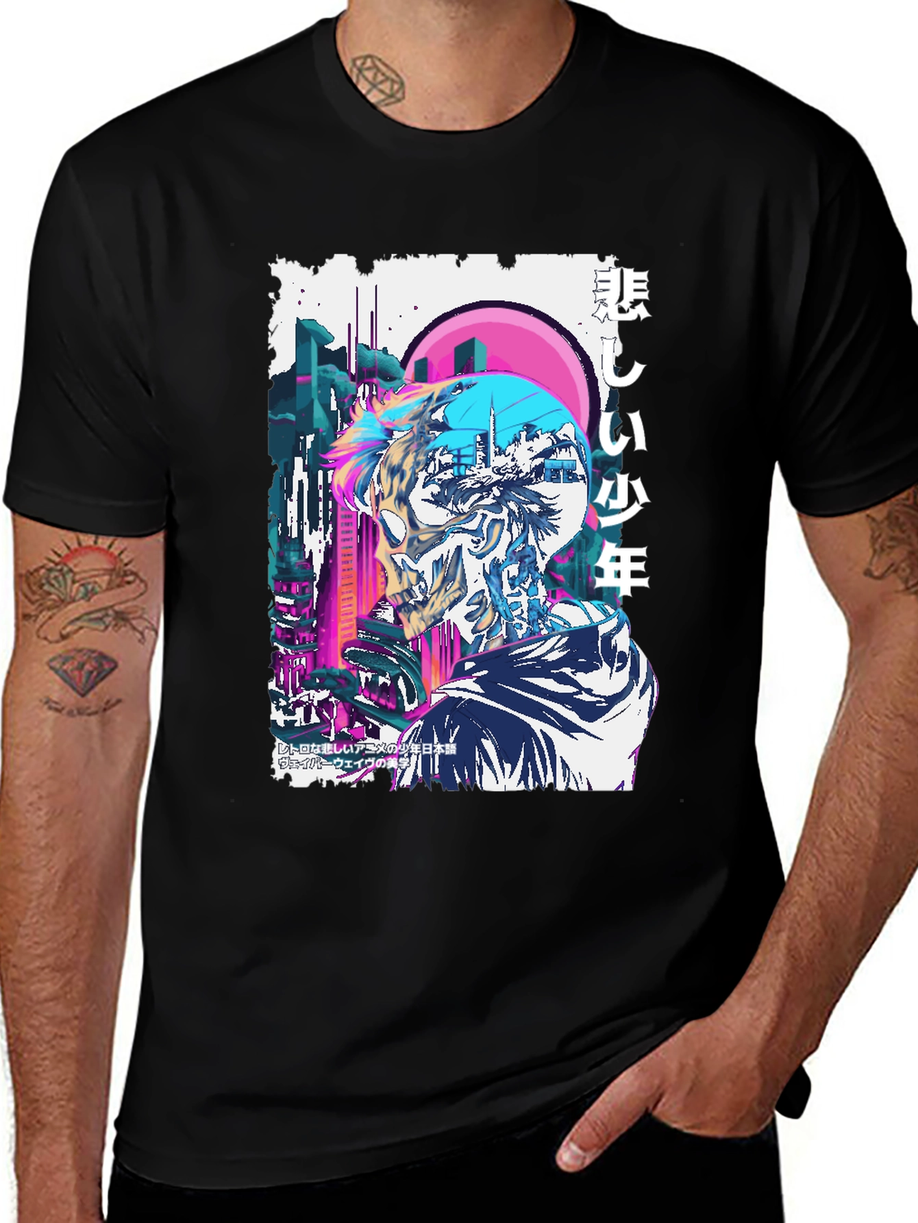Retro Anime Graphic T-Shirt