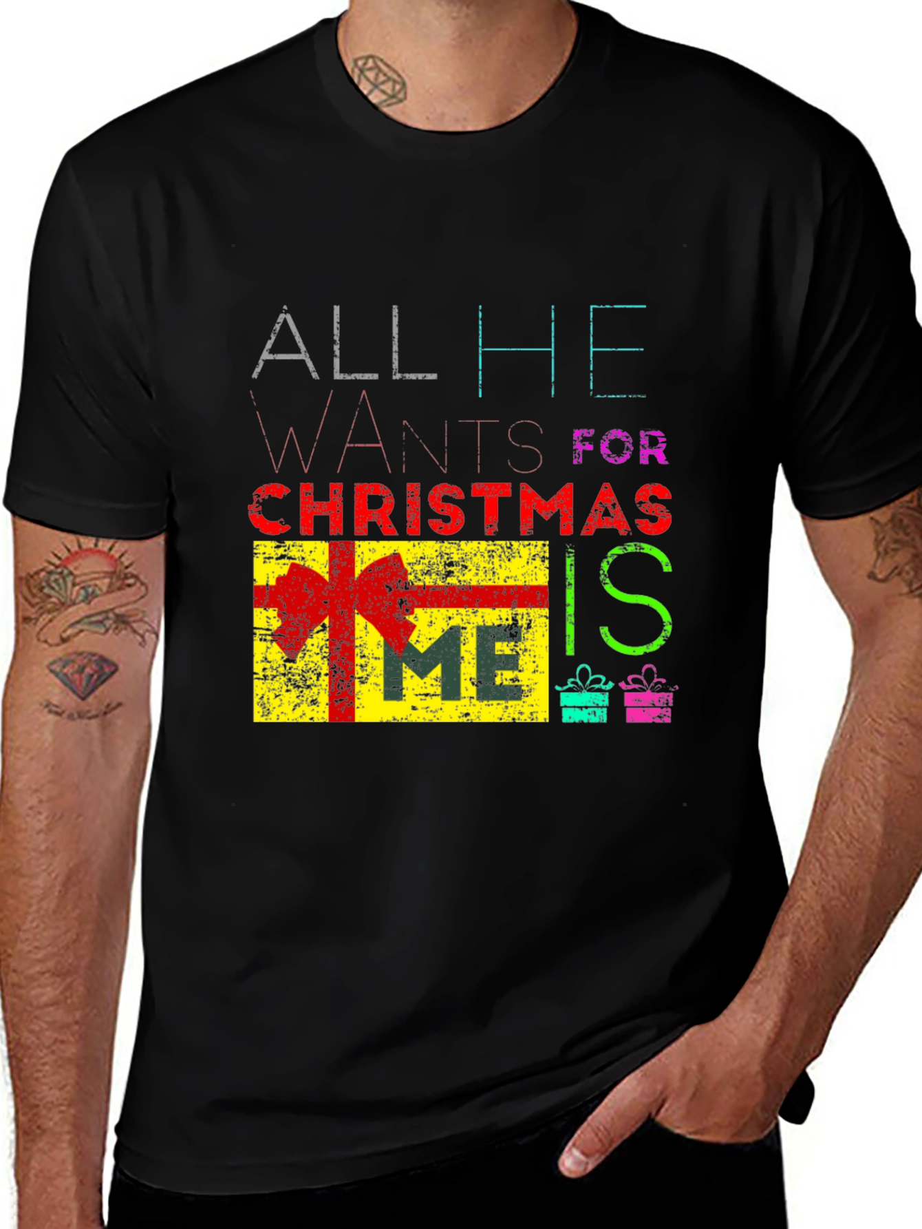 All He Wants For Christmas T-Shirt
