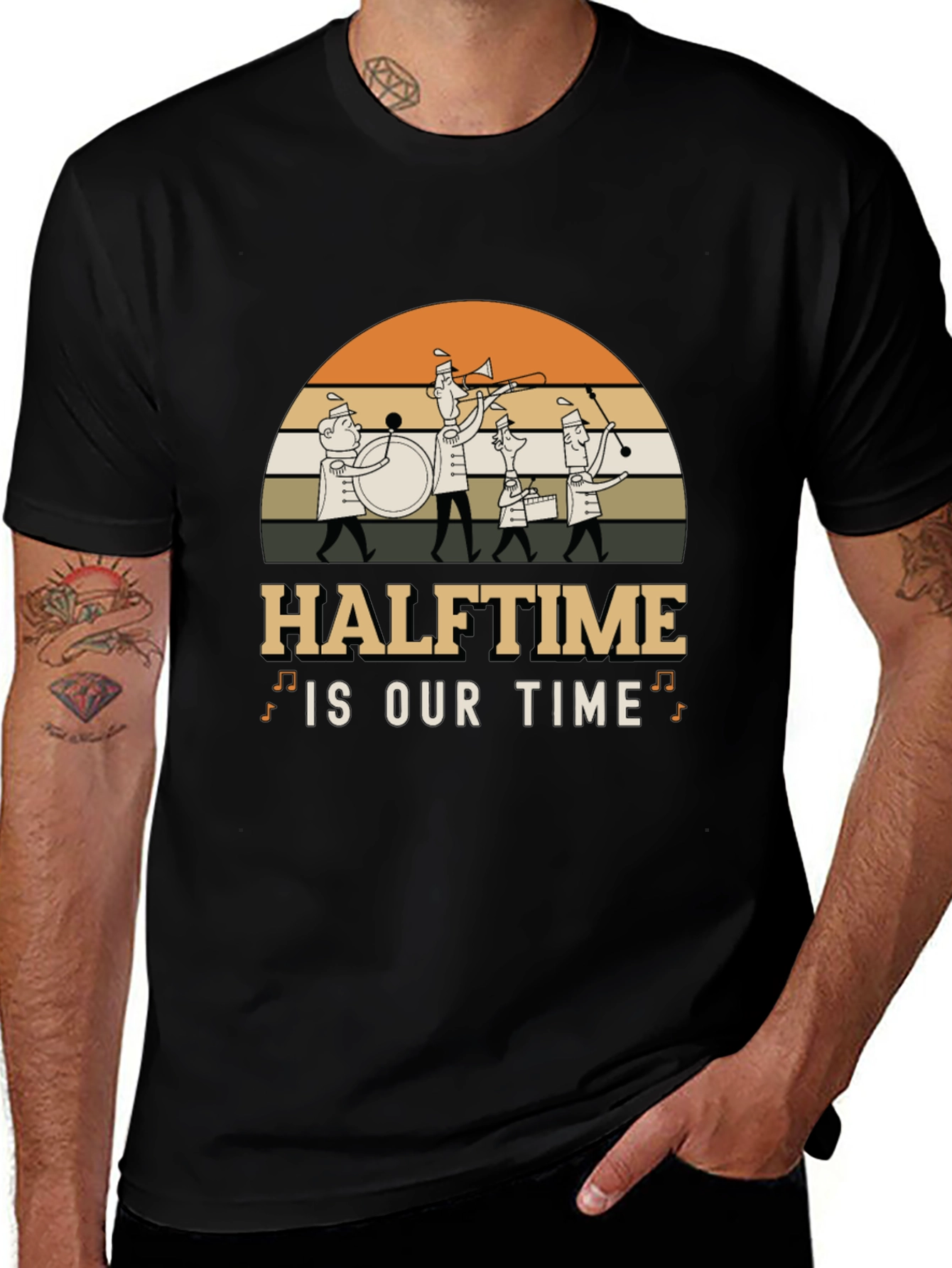 Variant 6 of Halftime Is Our Time T-Shirt, Band Graphic Tee