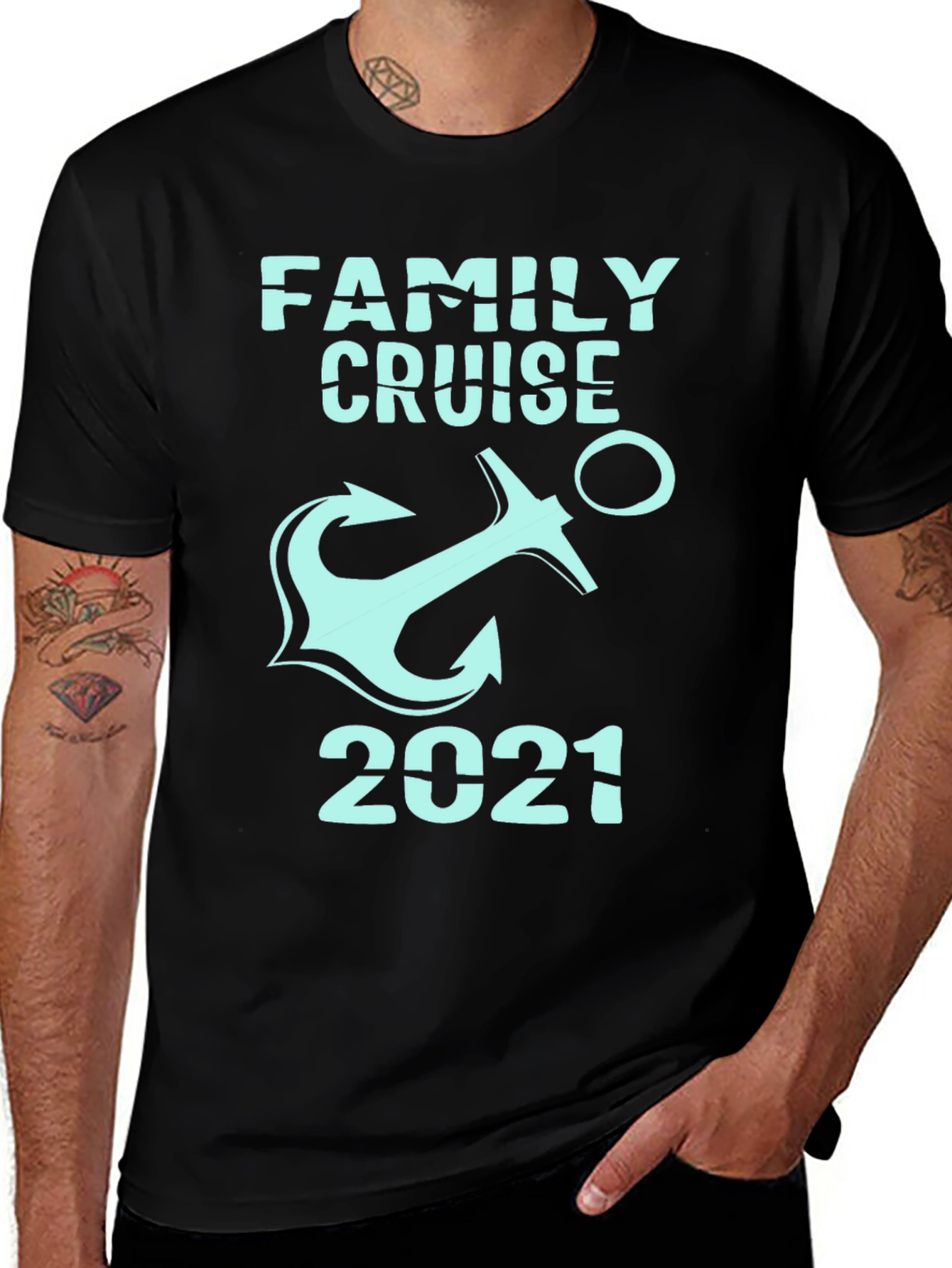Variant 11 of Family Cruise 2021 Anchor T-Shirt