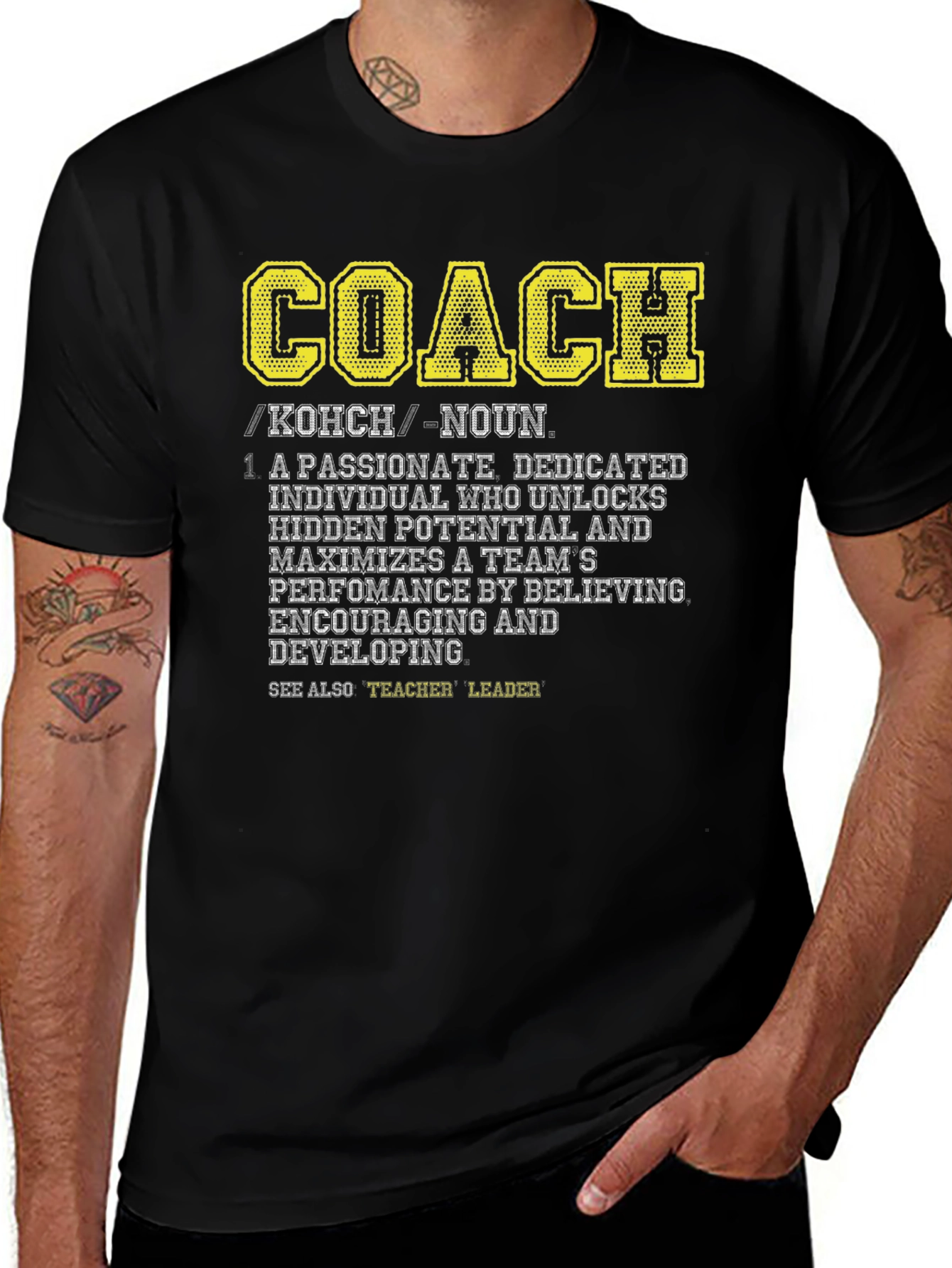 Variant 3 of Coach Definition T-Shirt - Motivational Gift