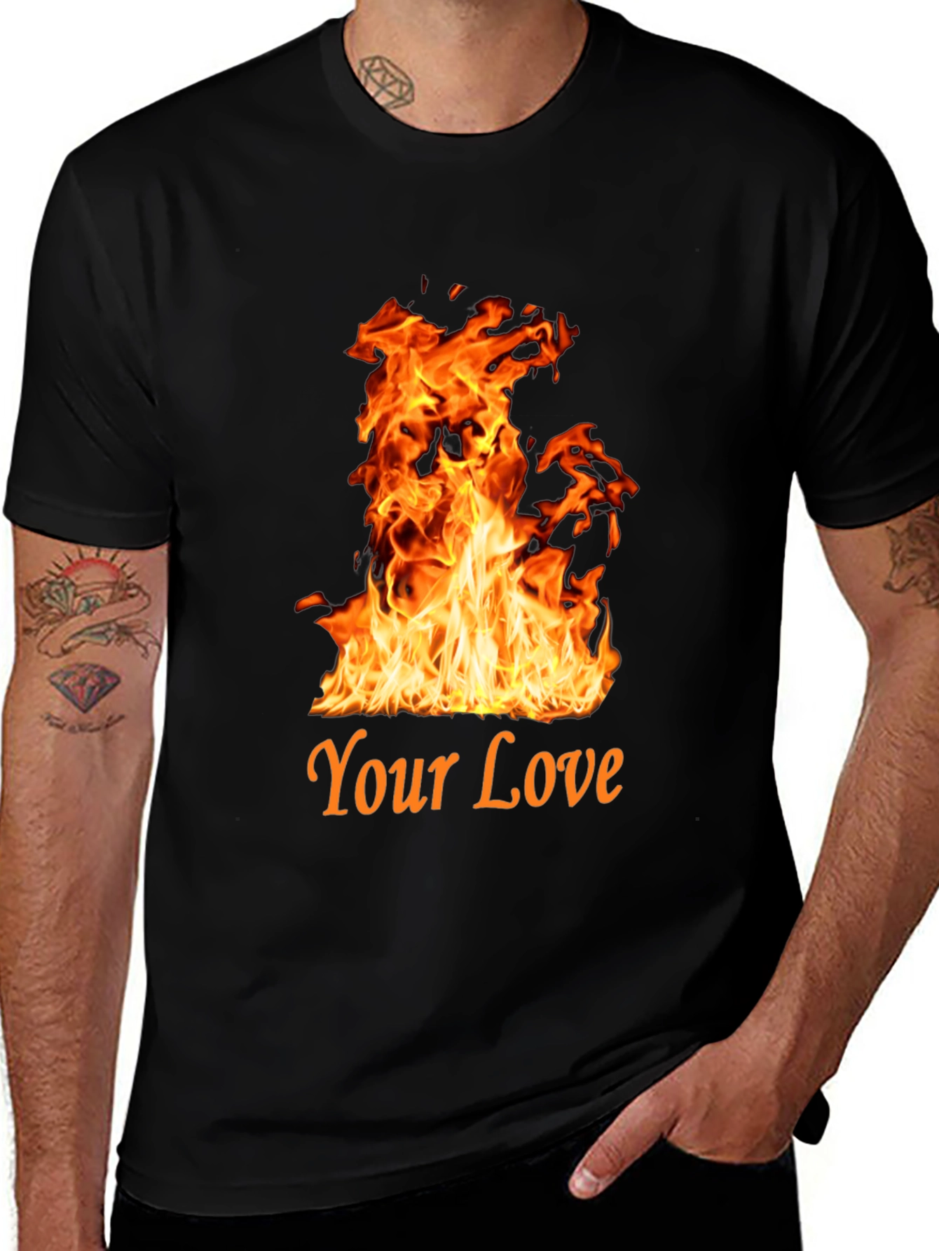 Fiery Love Graphic T-Shirt