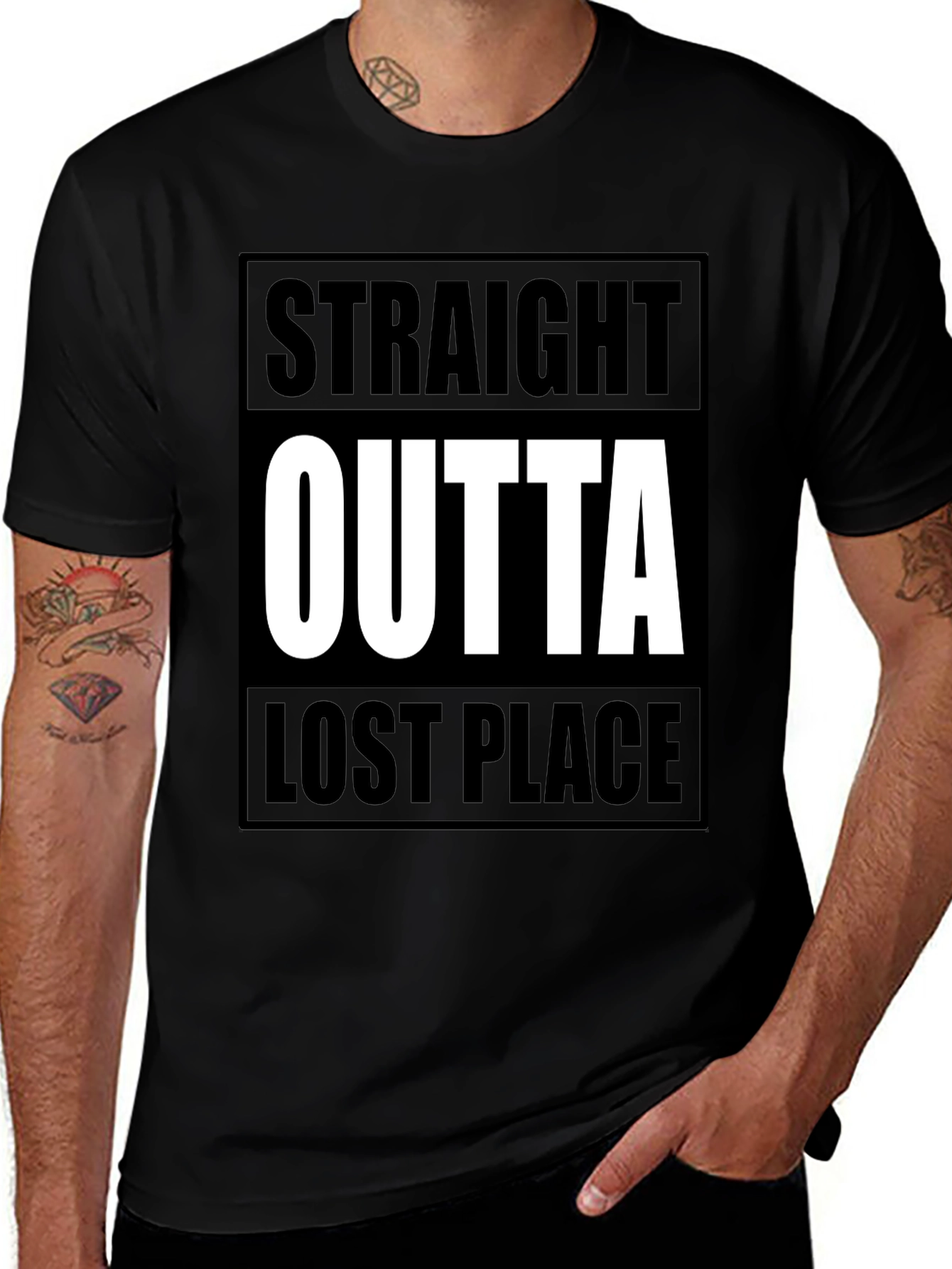 Variant 25 of Straight Outta Lost Place Graphic T-Shirt
