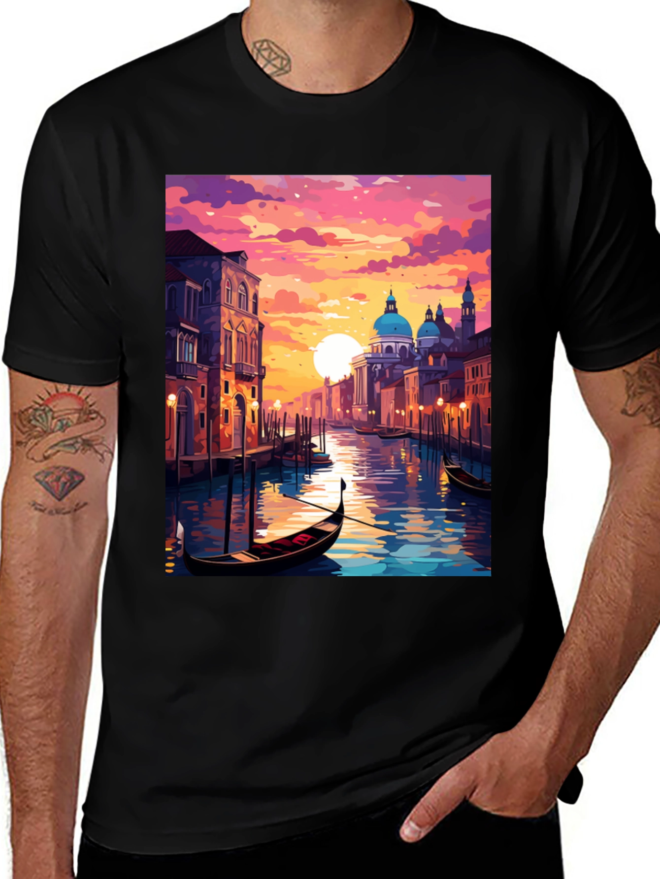 Venice Canal Art T-Shirt