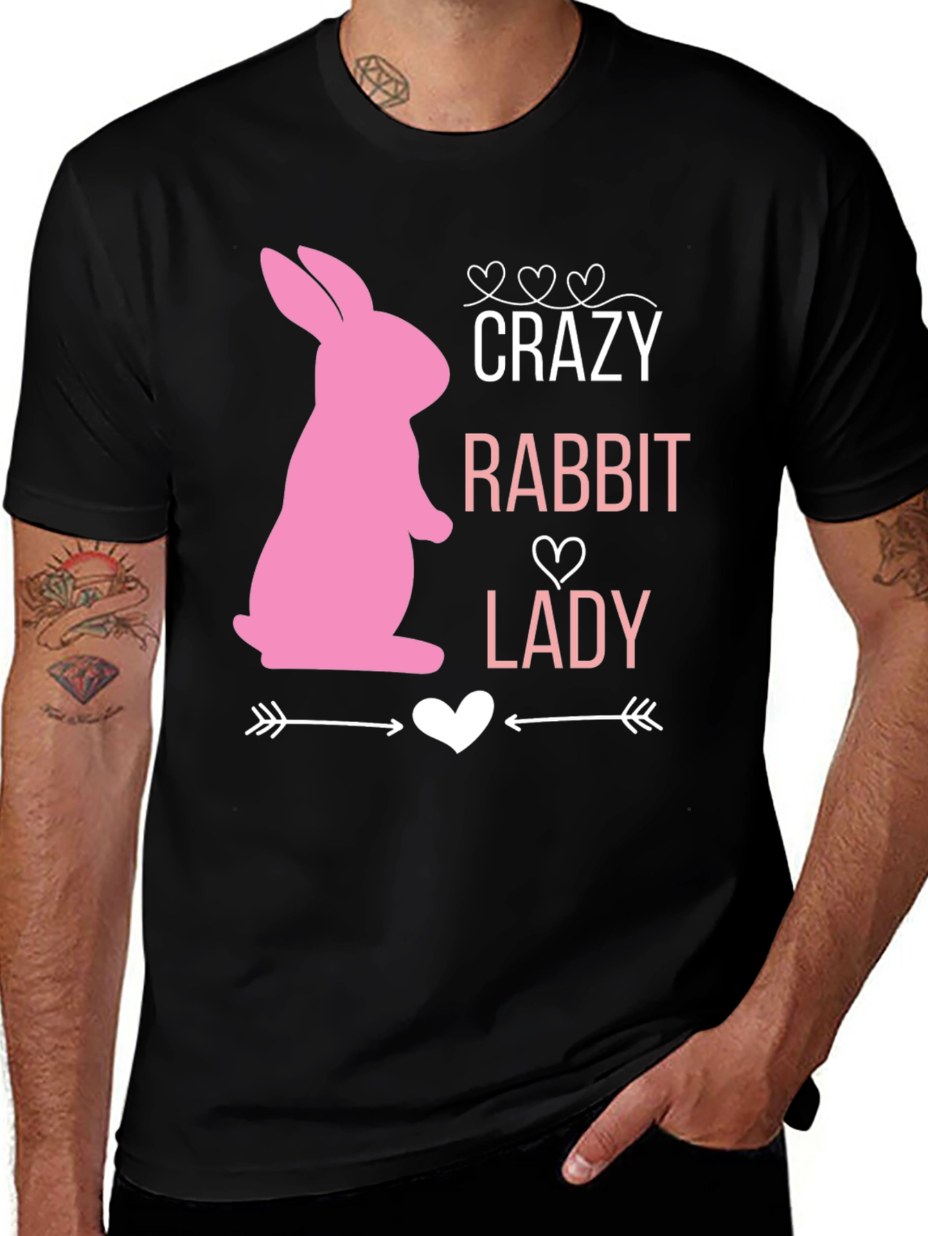 Crazy Rabbit Lady T-Shirt