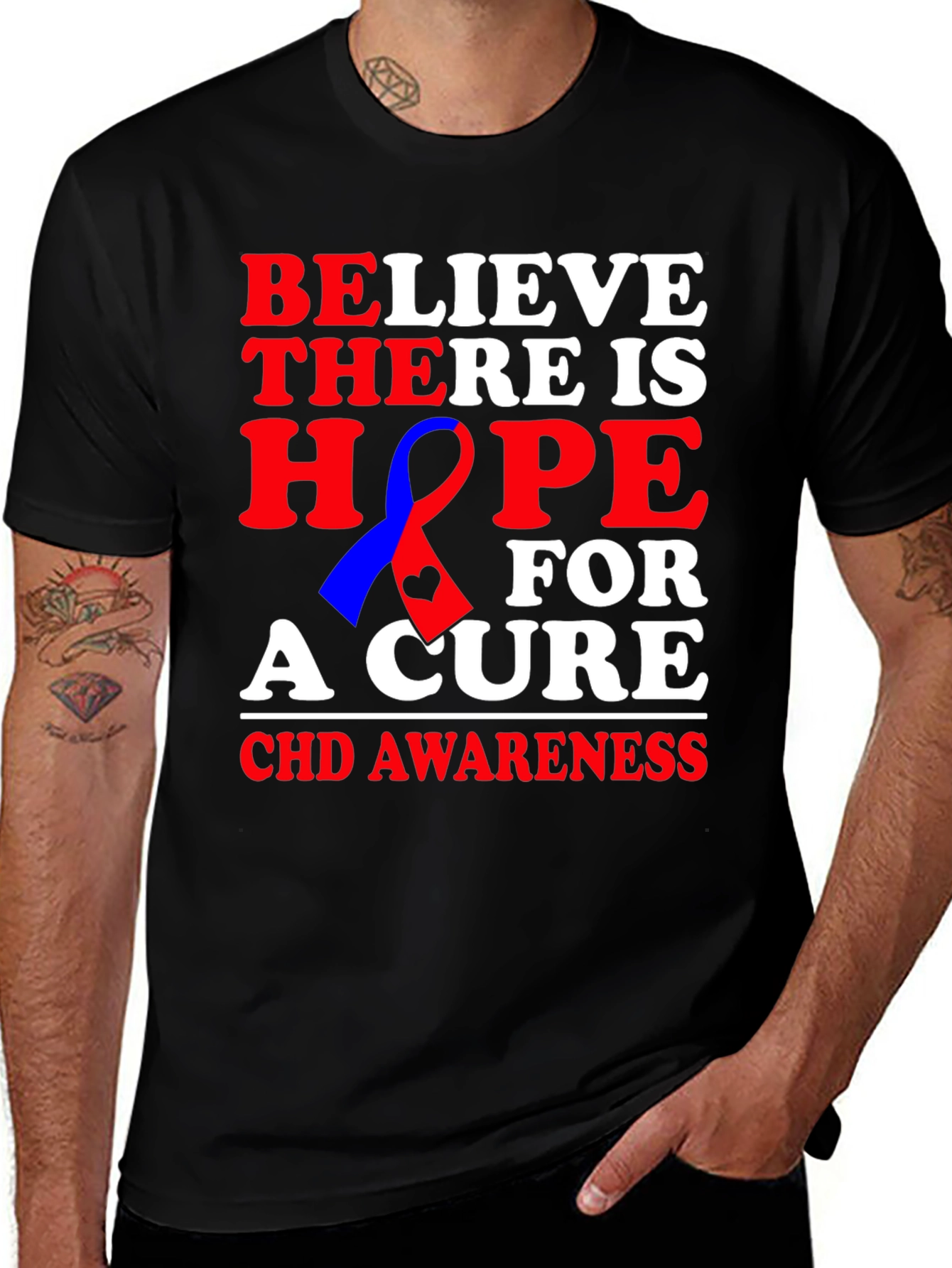 CHD Awareness T-Shirt: Believe There Is Hope For A Cure