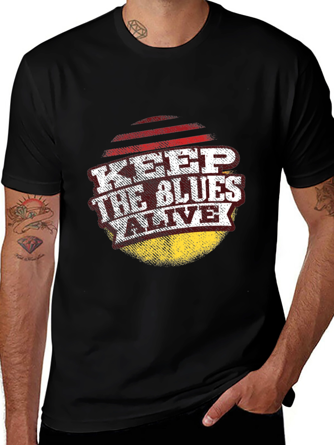 Variant 22 of Keep the Blues Alive Graphic T-Shirt
