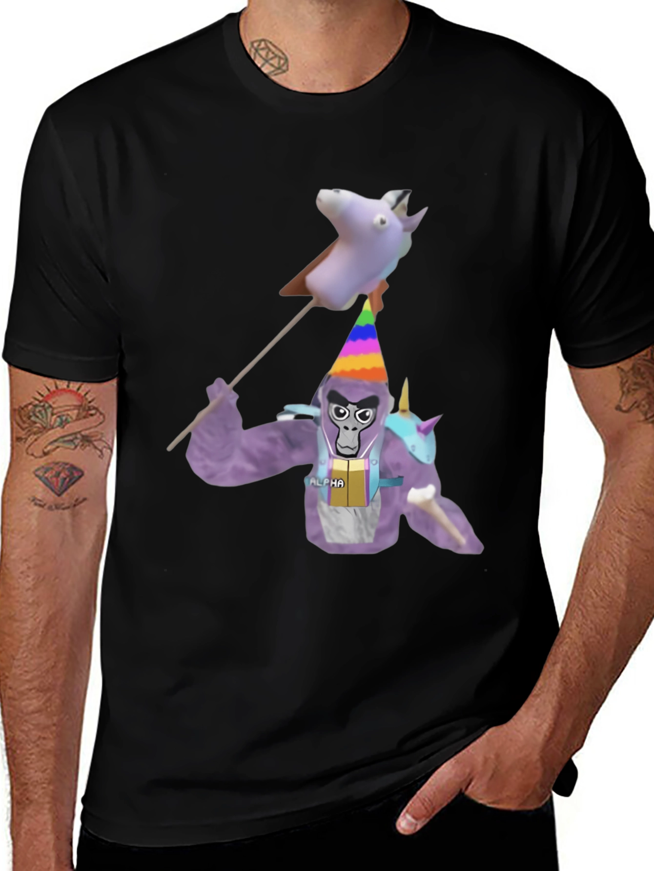 Gorilla Tag Alpha Black T-Shirt
