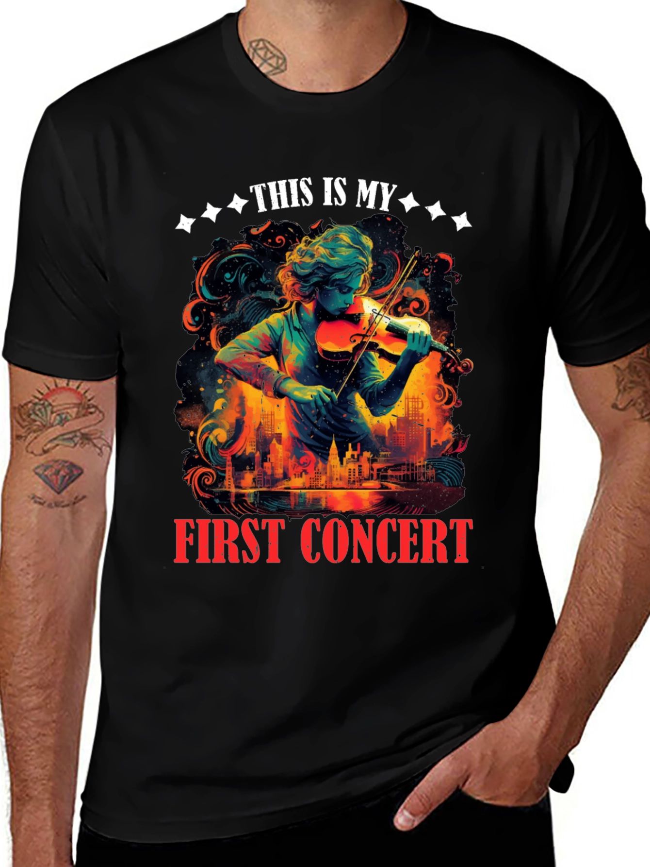 Variant 27 of First Concert T-Shirt - Musician Tee