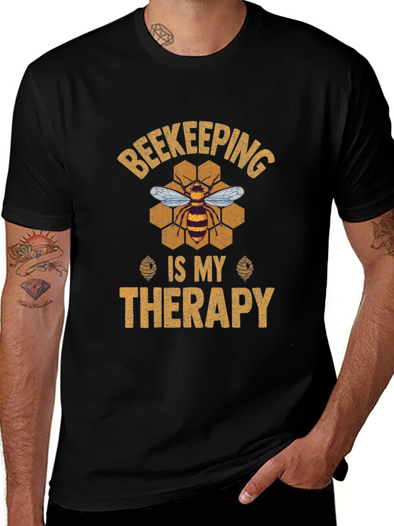 Variant 17 of Beekeeping is My Therapy T-Shirt