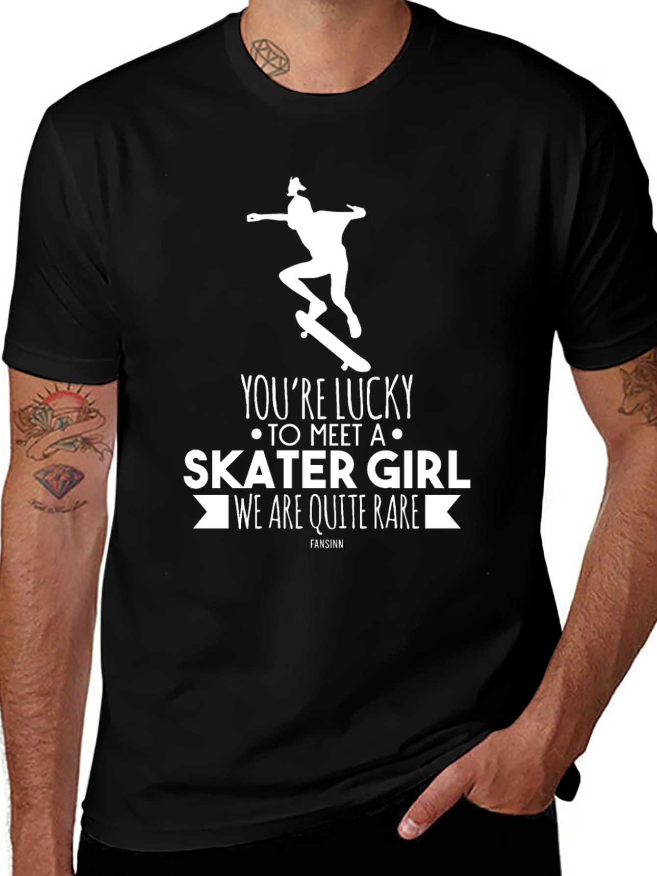 Variant 6 of Skater Girl Lucky Rare Tee