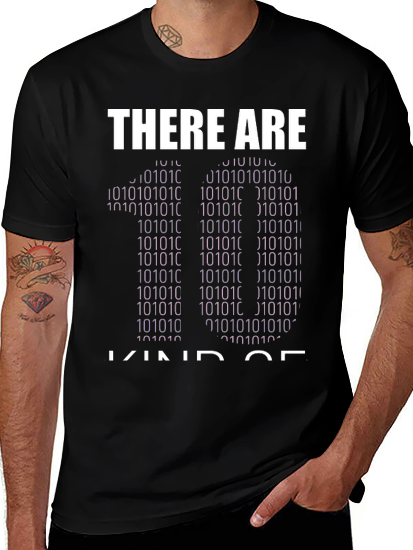 Variant 17 of There Are 10 Types of People T-Shirt
