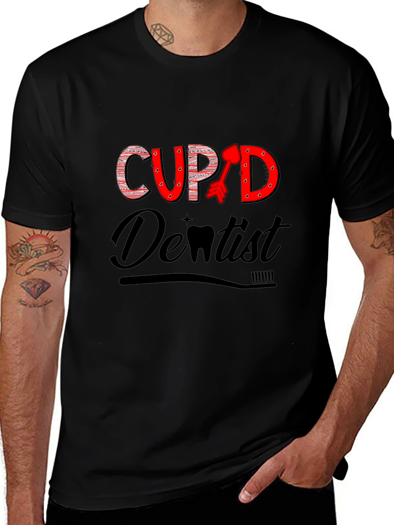 Variant 11 of Cupid Dentist Valentine's Day T-Shirt