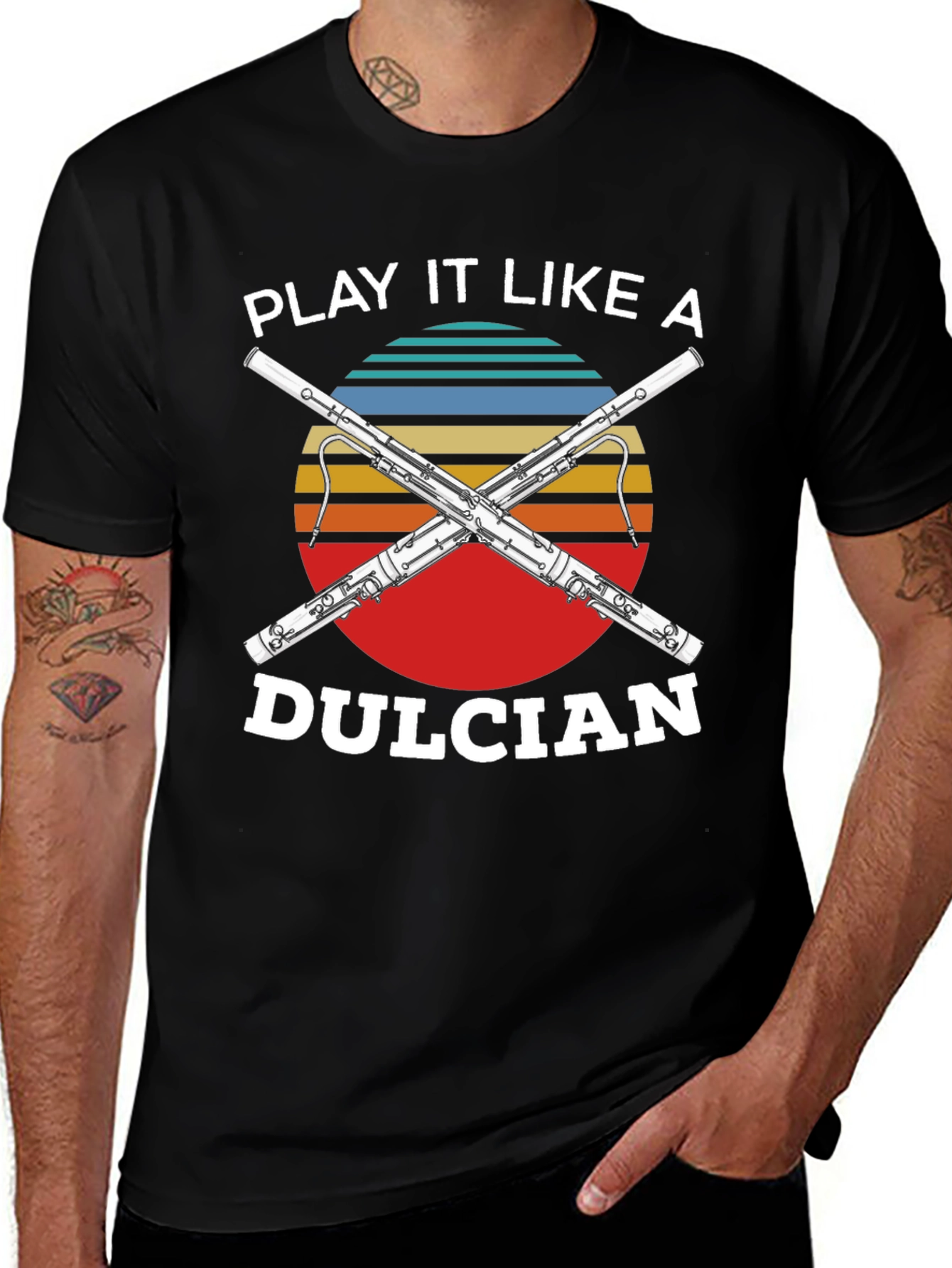 Variant 8 of Play It Like A Dulcian T-Shirt - Musician Tee