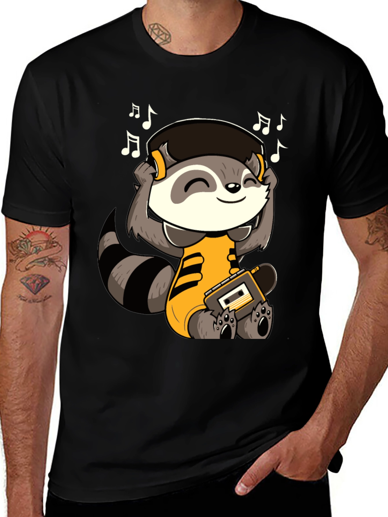 Variant 24 of Raccoon Music Lover T-Shirt