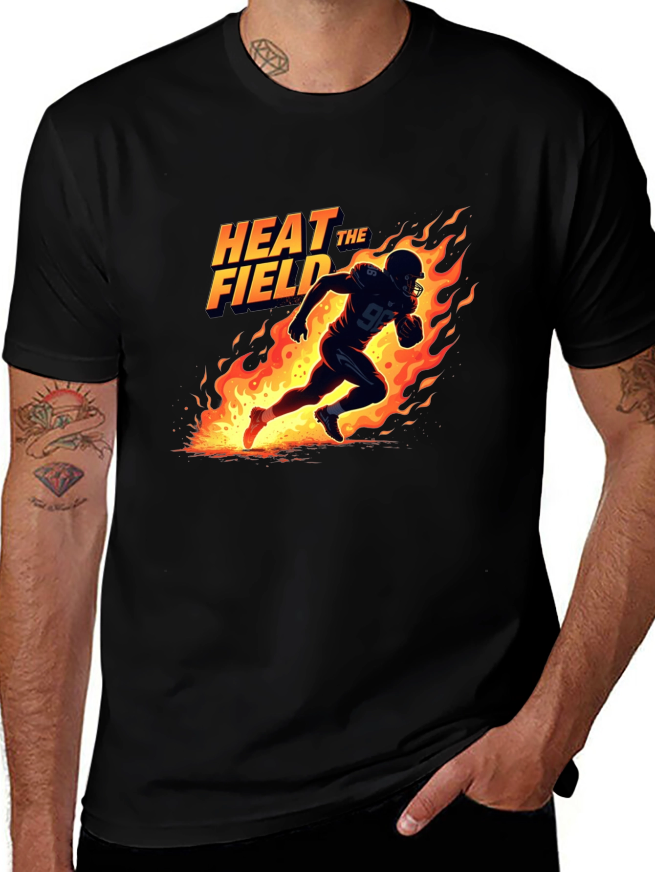 Variant 24 of Heat the Field Graphic T-Shirt