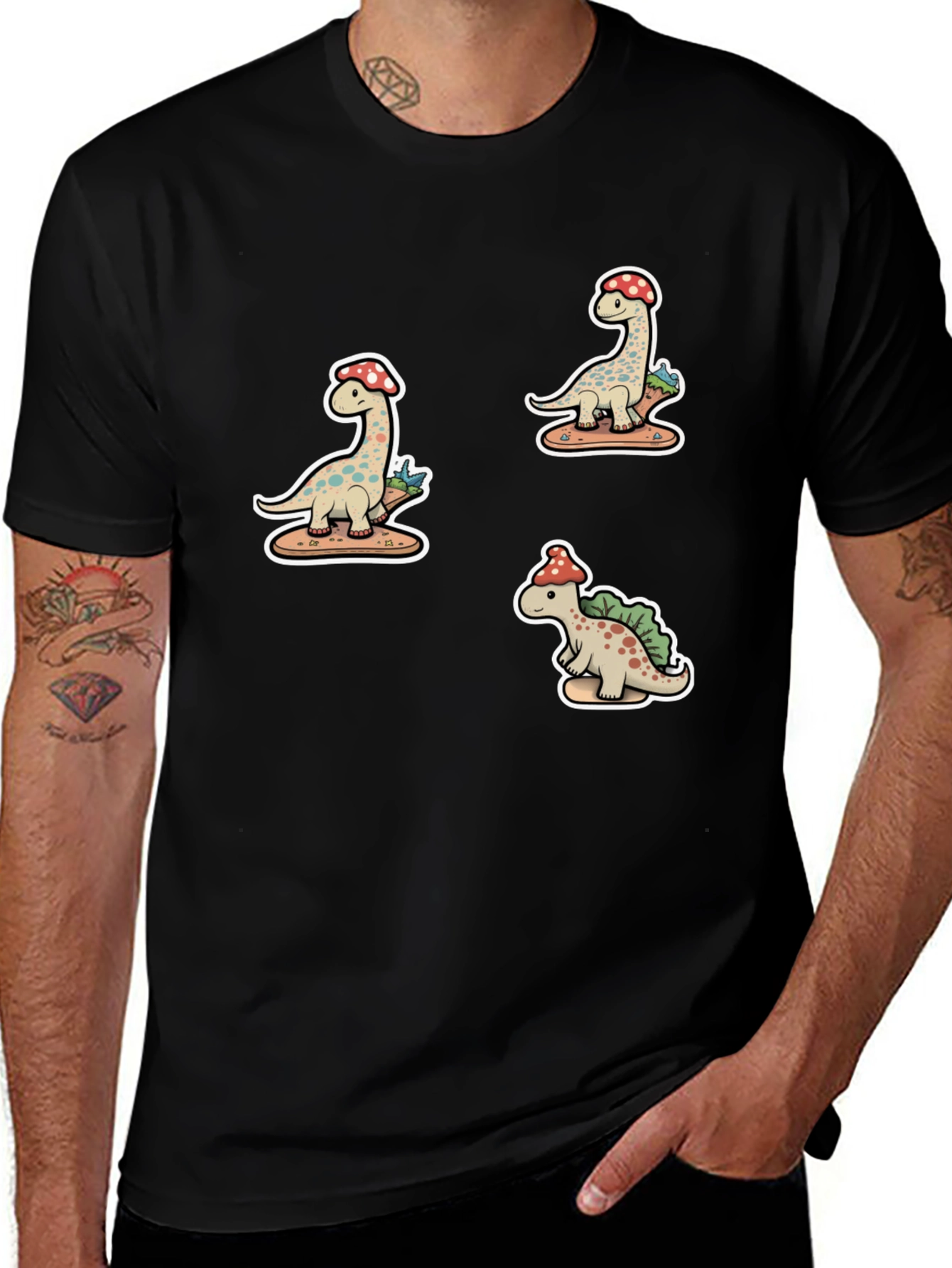 Variant 2 of Dino Mushroom T-Shirt