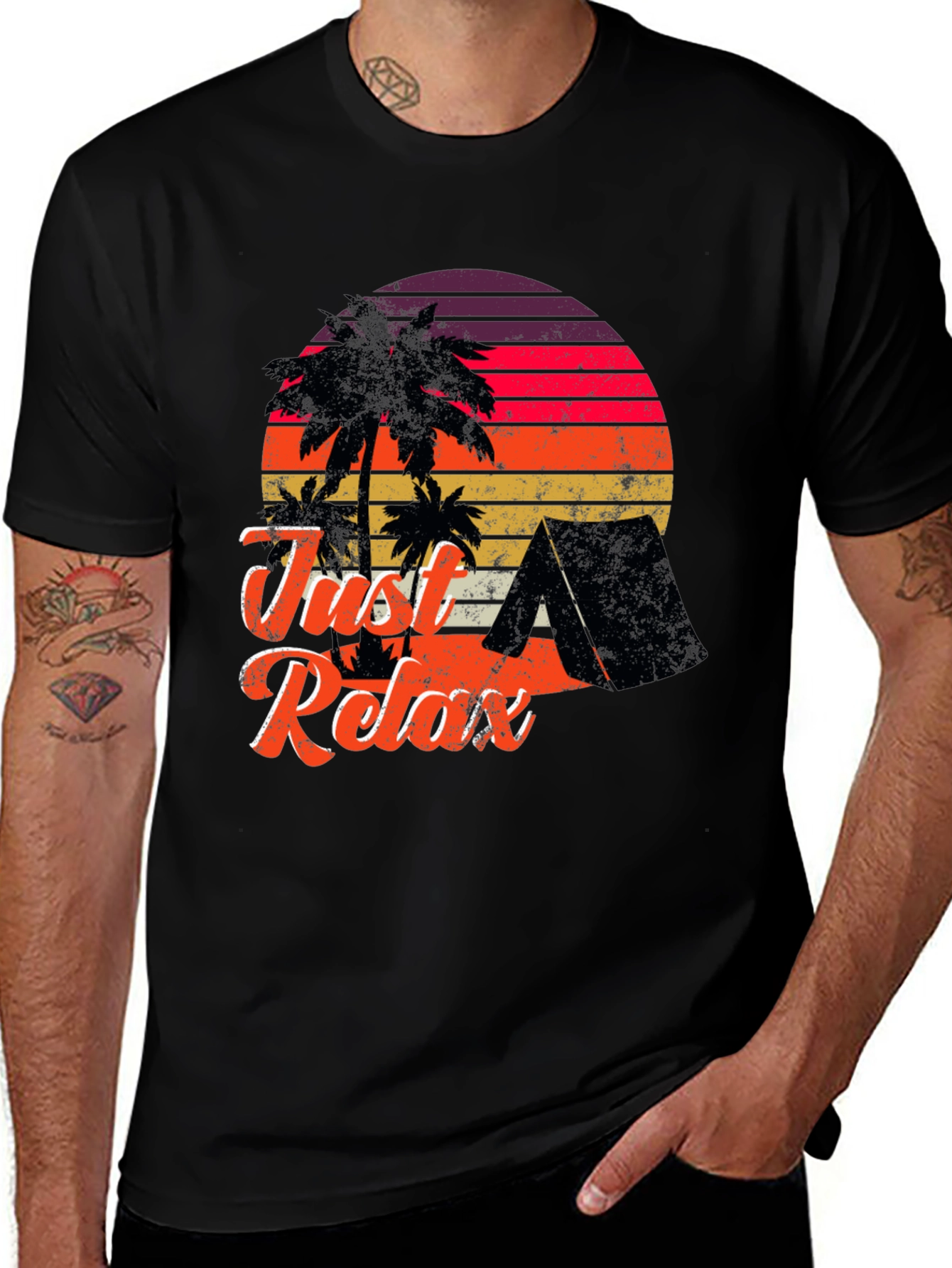 Variant 29 of Just Relax Retro Camping T-Shirt