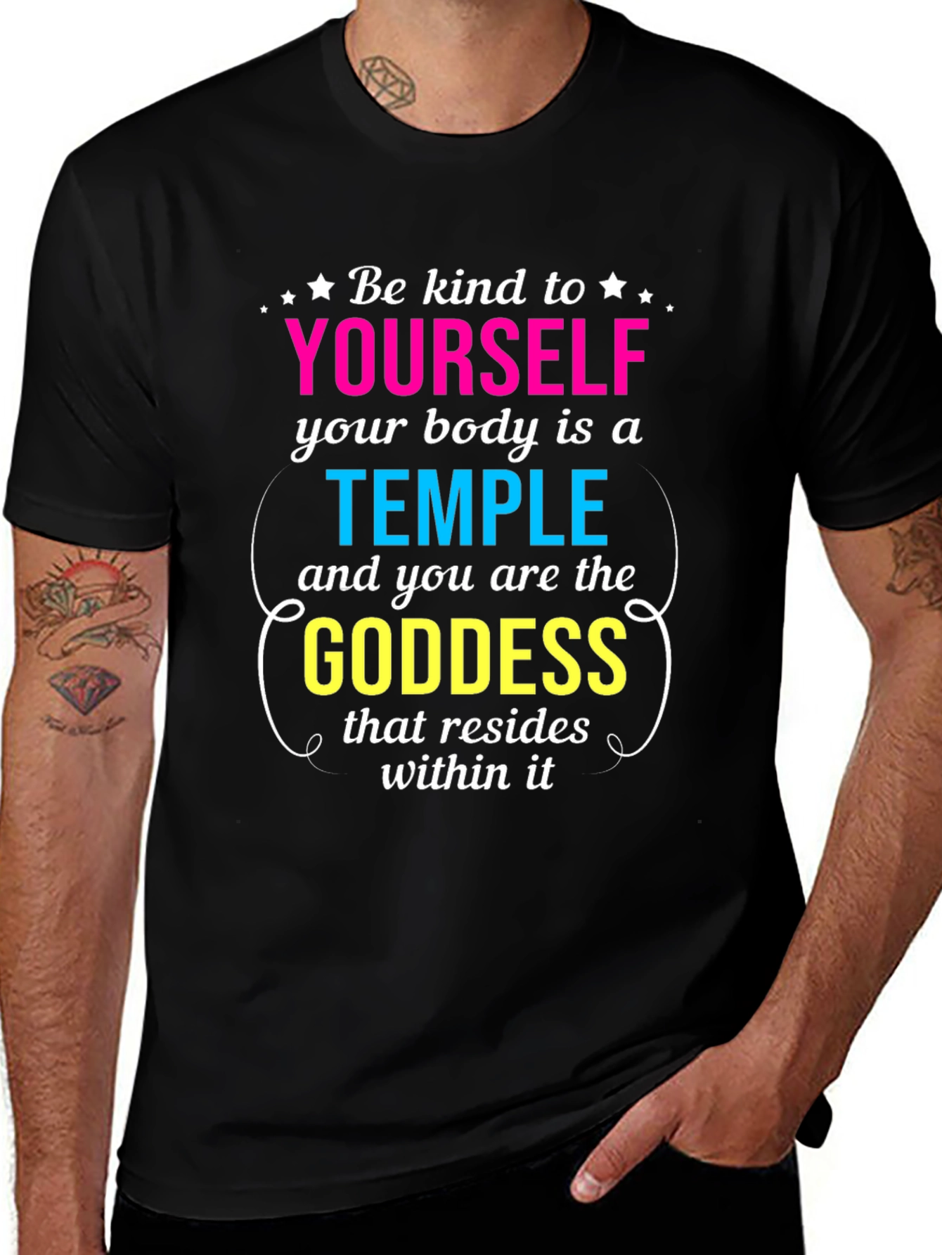 Variant 9 of Be Kind to Yourself Graphic T-Shirt
