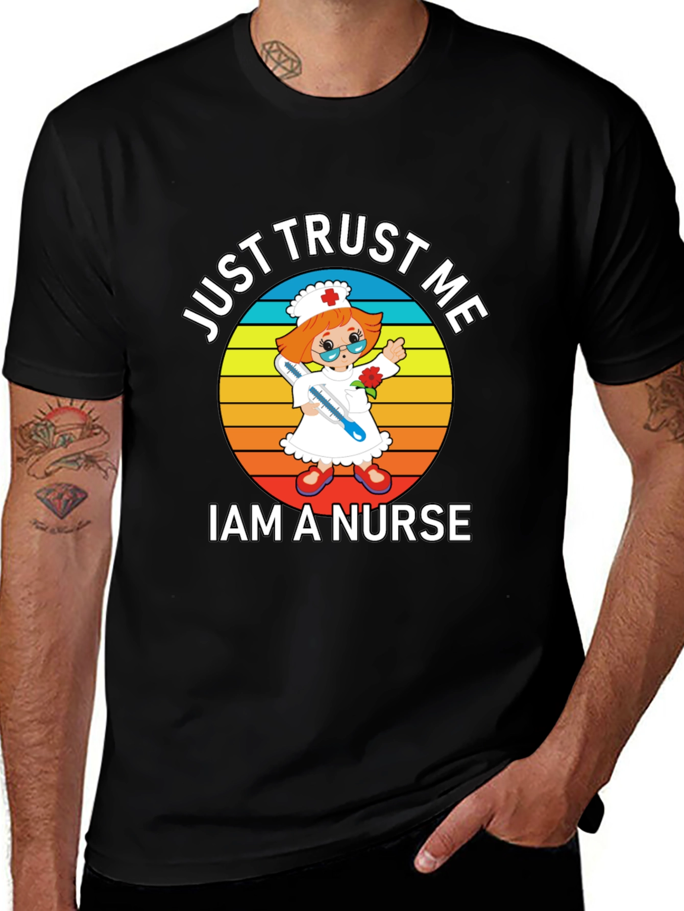 Variant 9 of Just Trust Me I'm A Nurse T-Shirt