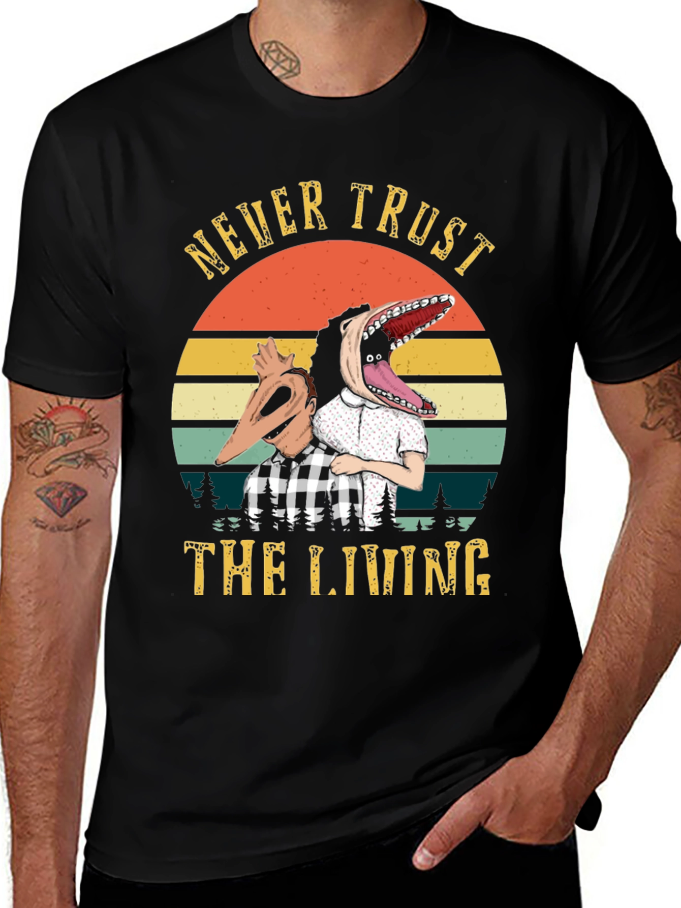 Variant 11 of Never Trust the Living Graphic Tee