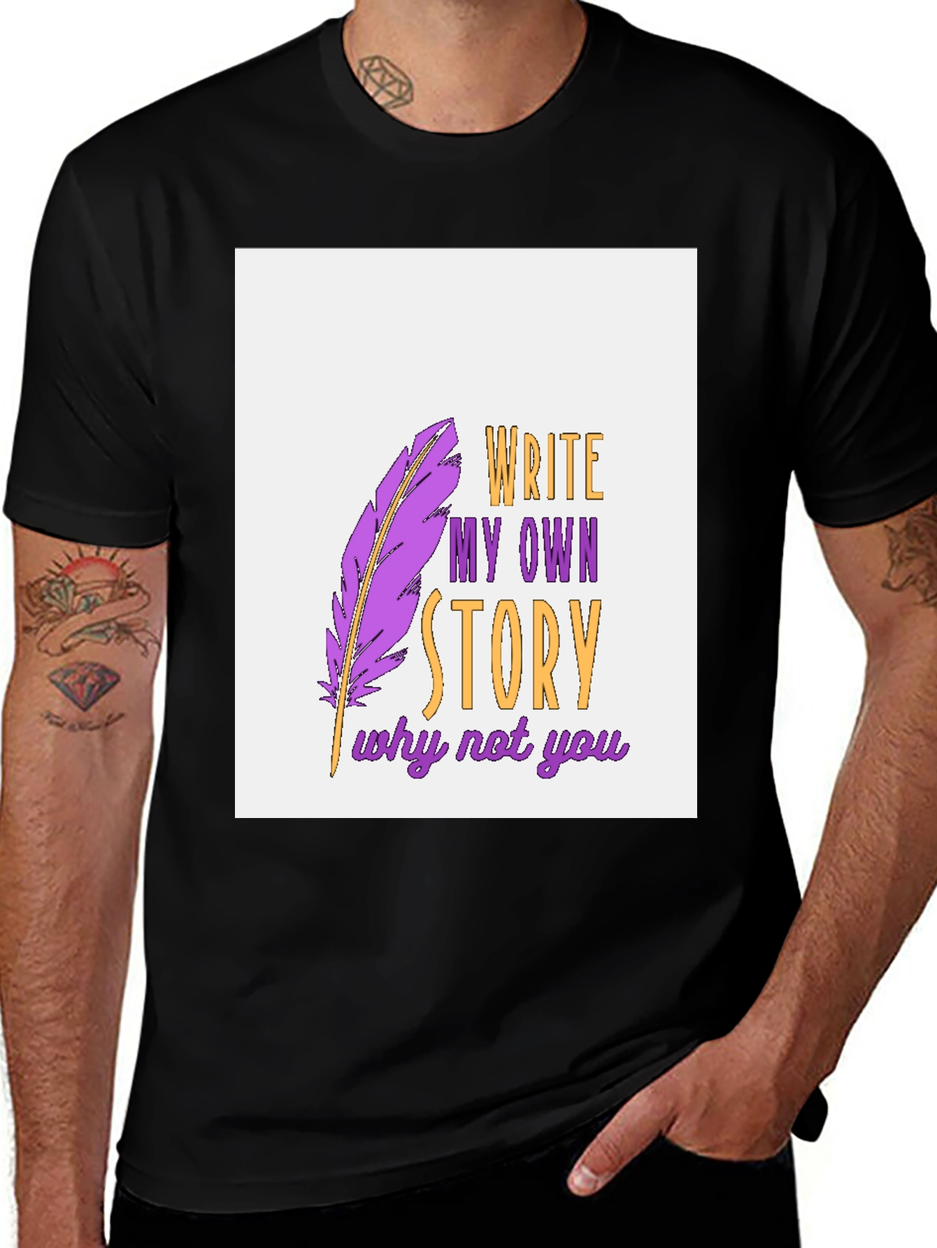 Variant 8 of Write My Own Story Graphic Tee