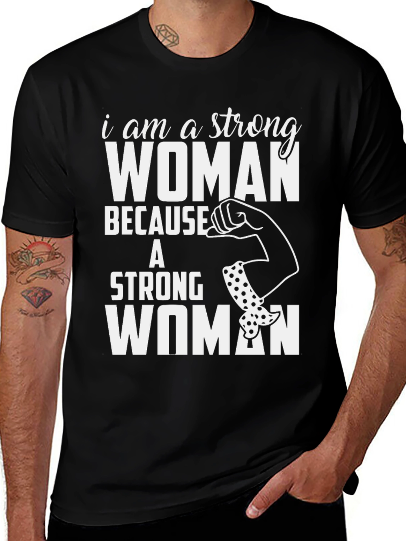 Variant 27 of Strong Woman Empowerment Graphic T-Shirt